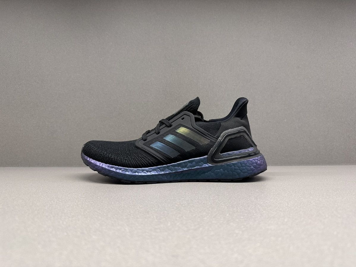 Adidas Adidas Ultra Boost 20 Black Signal Cyan Size US 7.5 / EU 40-41 - 6 Thumbnail