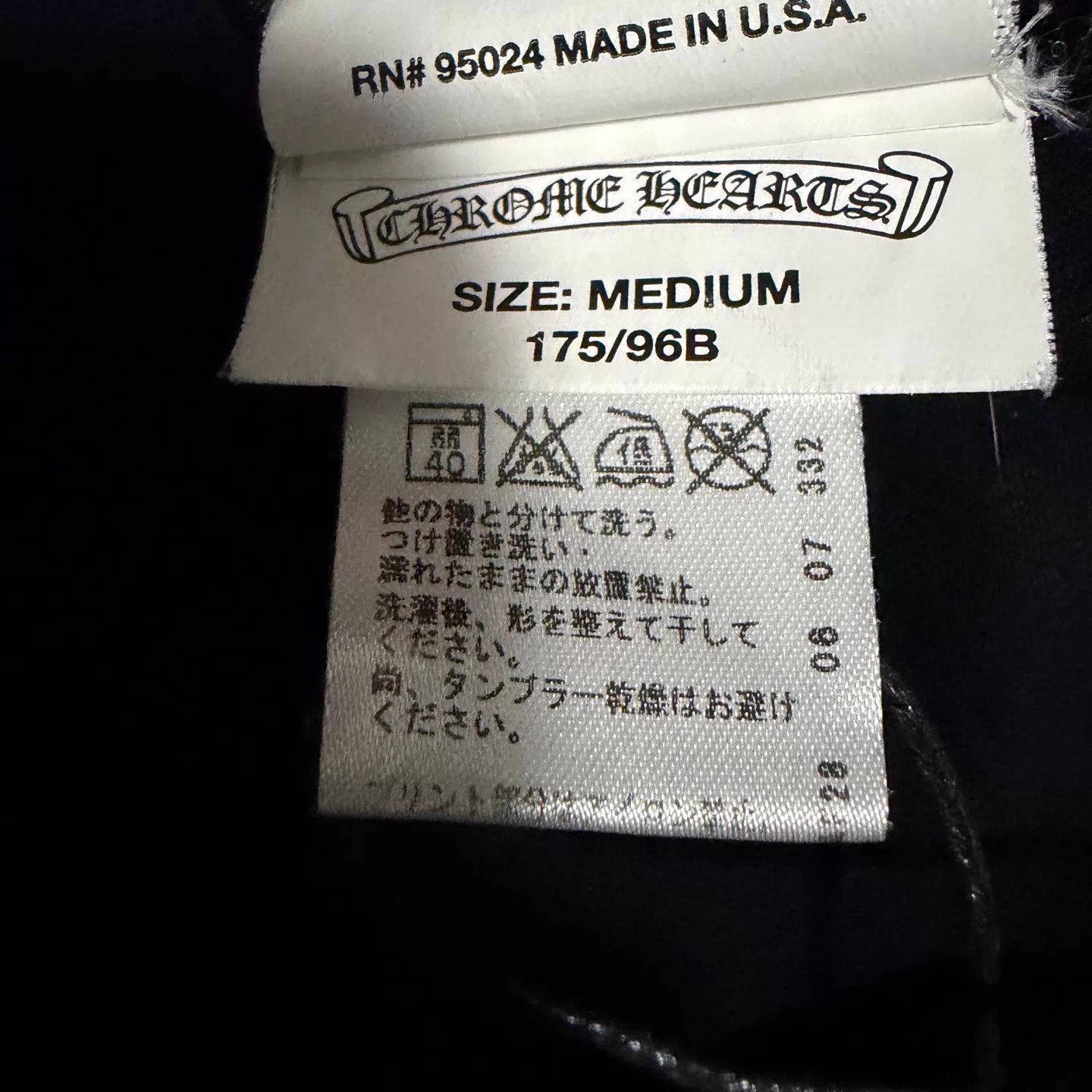 Chrome Hearts Chrome Hearts Black 3-Element Arm Horseshoe T-bar LS M Size US M / EU 48-50 / 2 - 5 Thumbnail