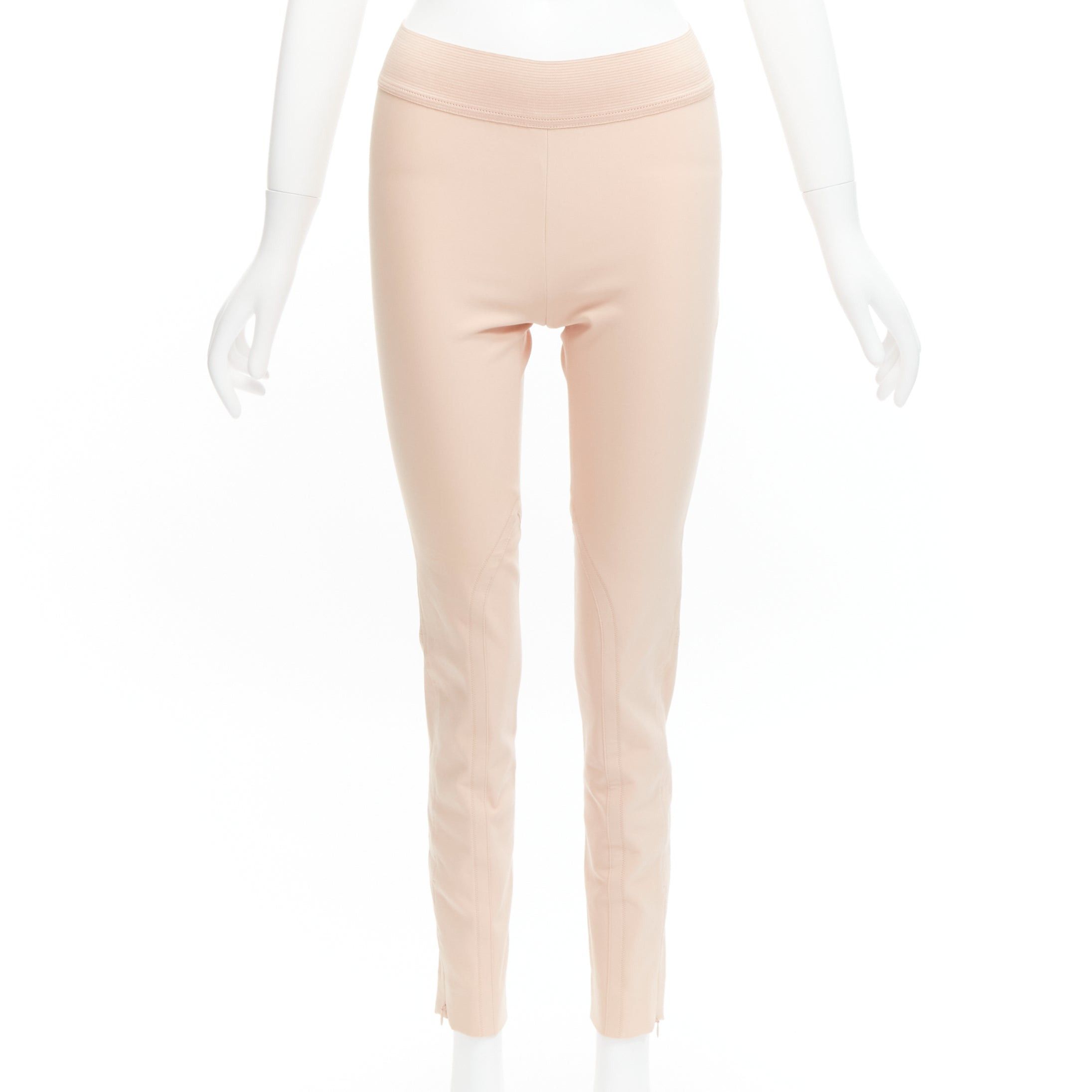 Stella McCartney STELLA MCCARTNEY nude elasticated waistband motocycle legging pants IT38 XS Size 26" / US 2 / IT 38 - 1 Thumbnail