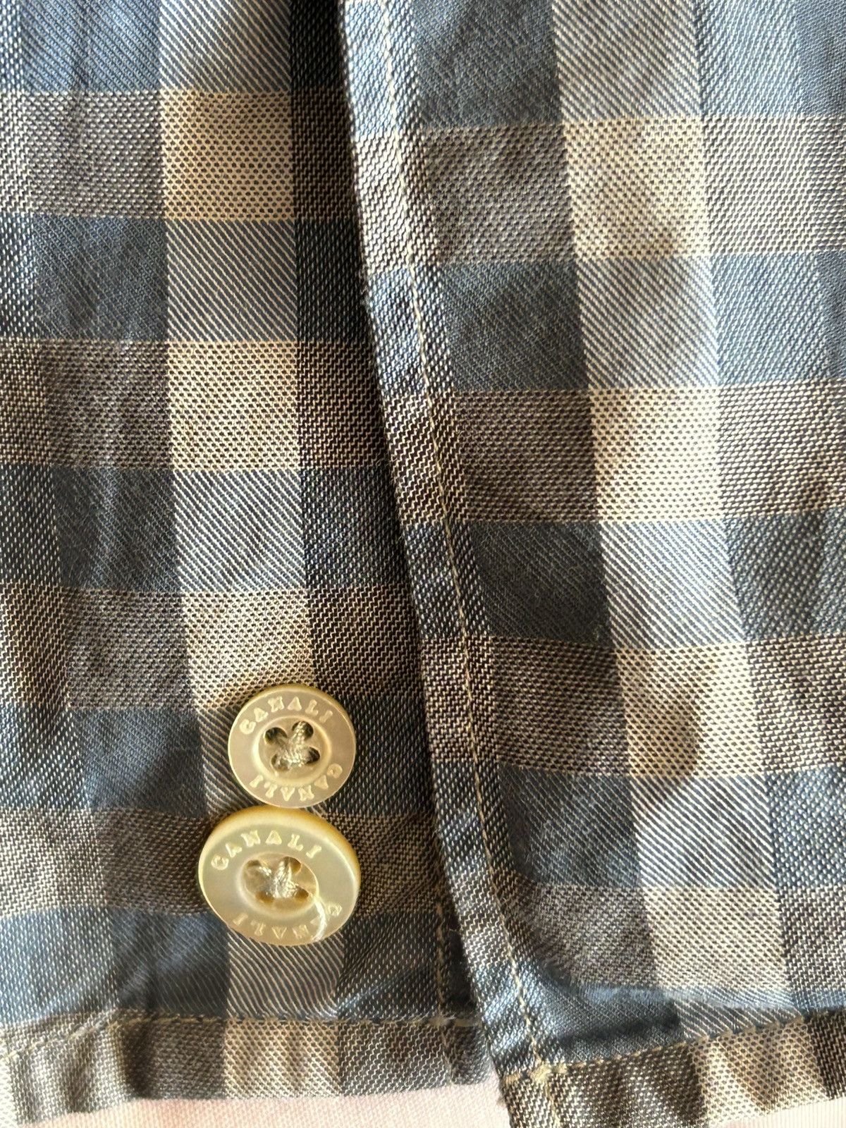 Canali Canali Men’s M Check Casual Shirt Made in Italy Unworn Size US M / EU 48-50 / 2 - 7 Thumbnail