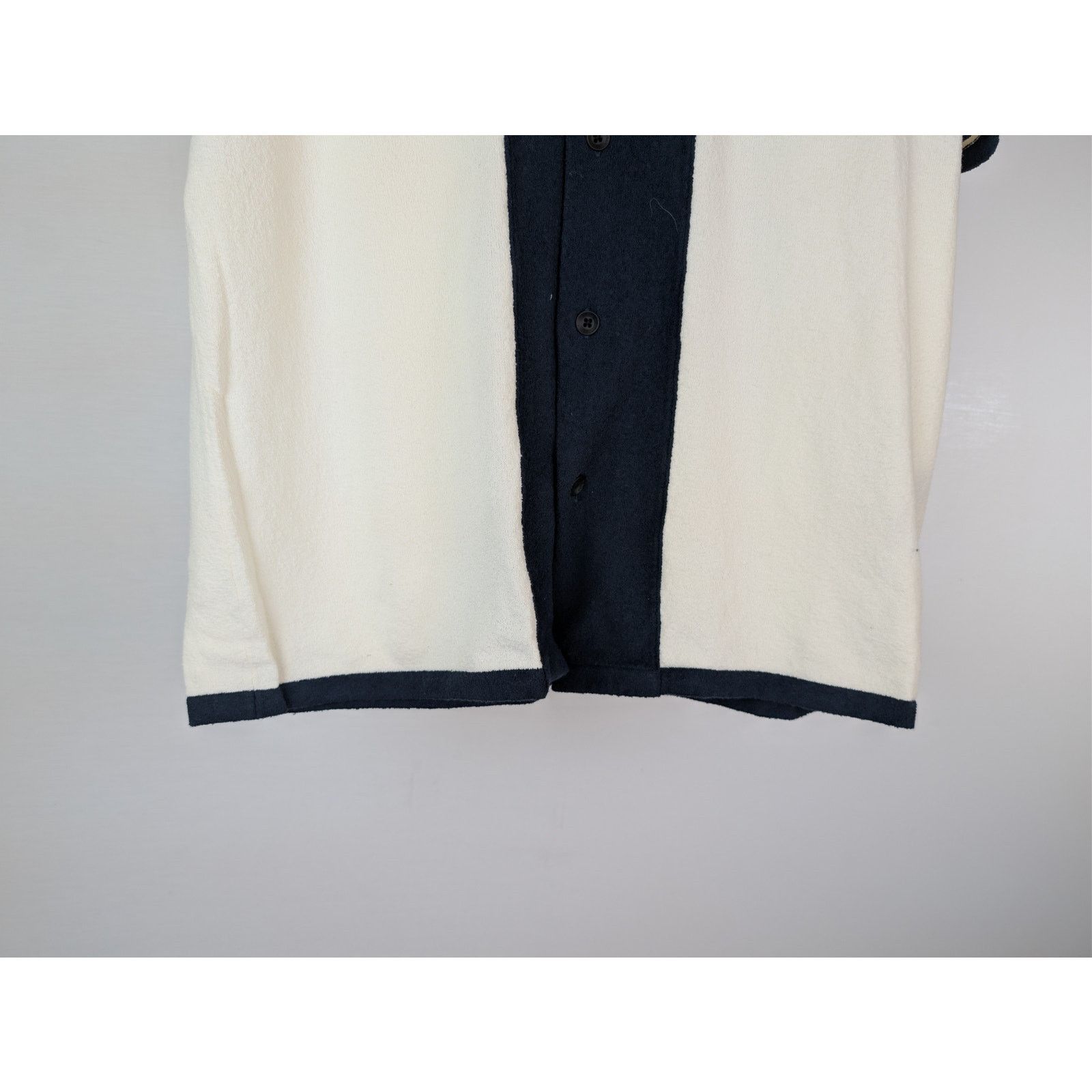 Rag & Bone o1rshd1 CC20 Avery Shirt in Zuma Toweling in Ivory Size US S / EU 44-46 / 1 - 4 Thumbnail