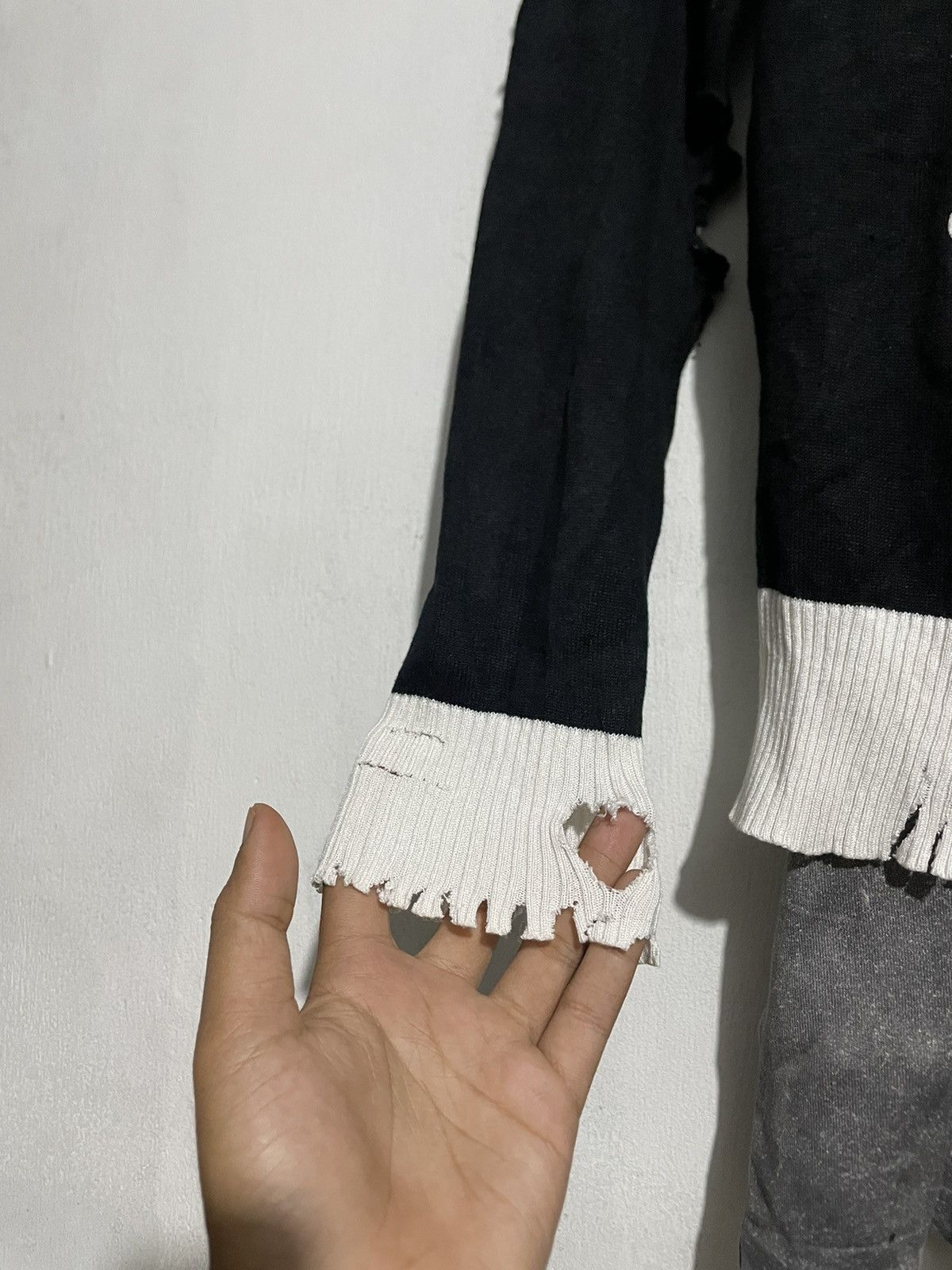 If Six Was Nine Skull Distressed Knit Punk Lgb Ifsixwasnine Style Size US S / EU 44-46 / 1 - 7 Thumbnail