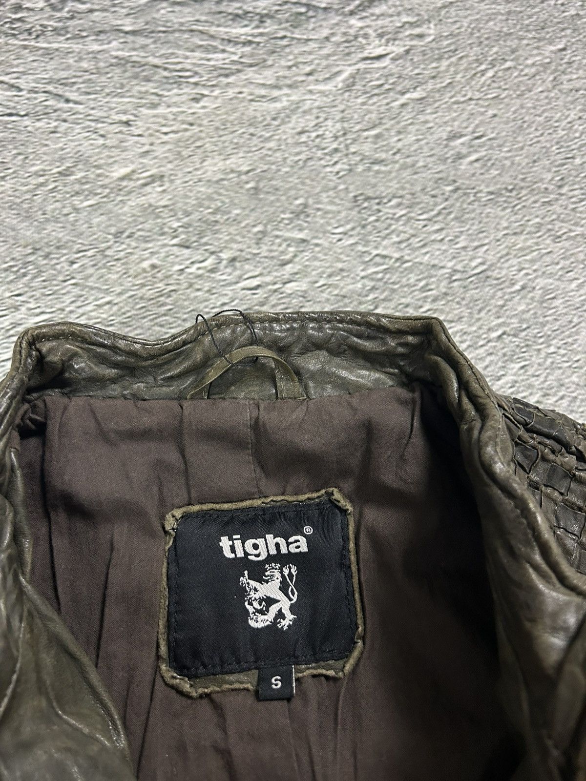 tigha Tigha leather jacket brown vintage avant garde Size S / US 4 / IT 40 - 4 Thumbnail