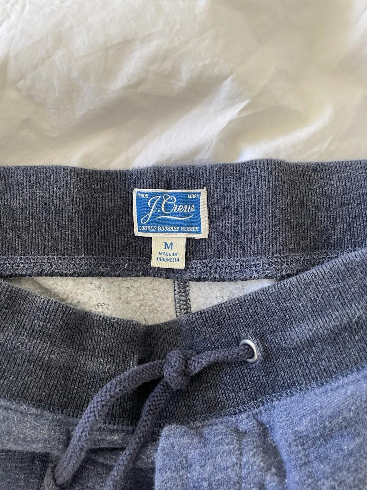 J.Crew J Crew Double Brushed Fleece Sweatpants Jogger Blue M Size US 32 / EU 48 - 3 Thumbnail