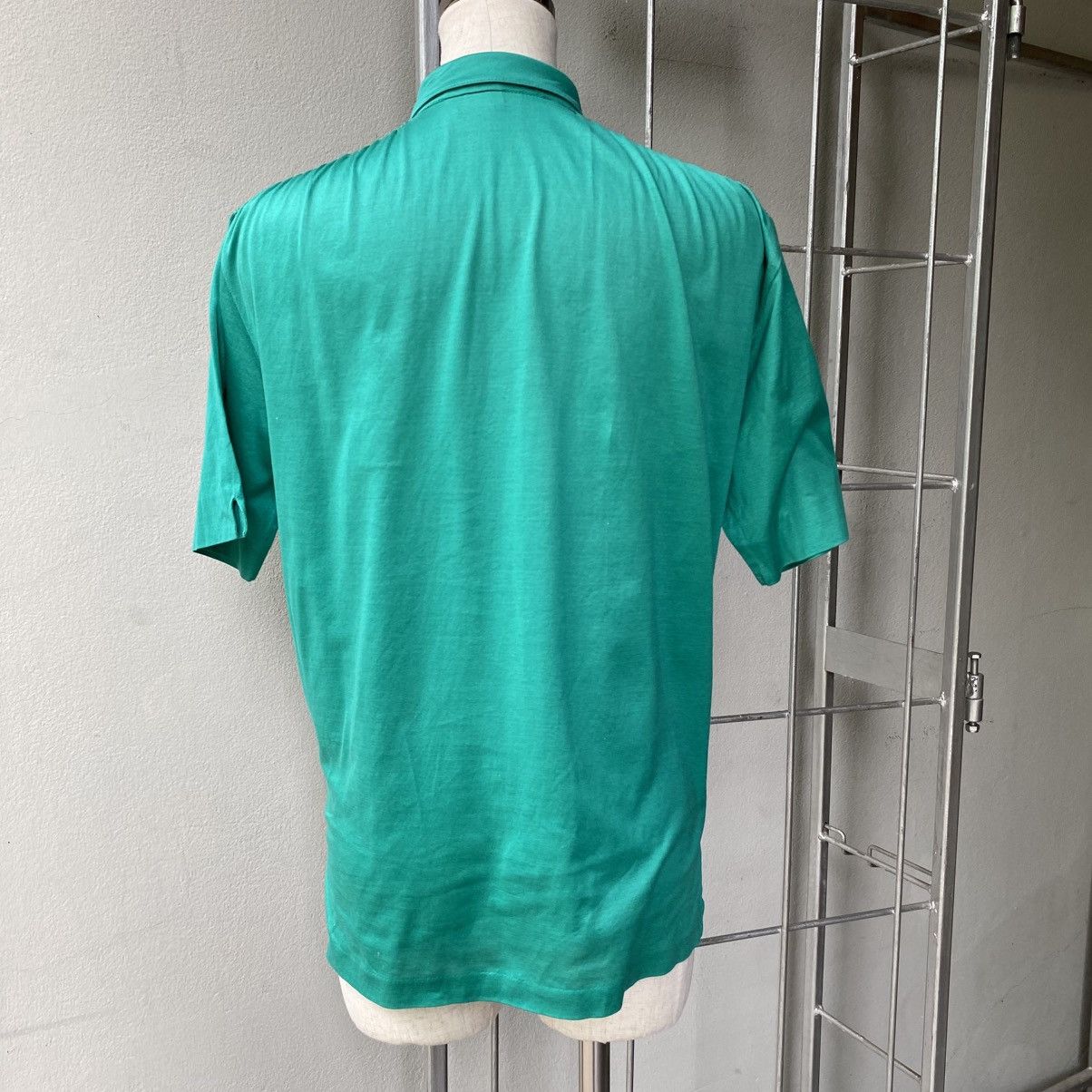 Valentino Varentino garavanl Green Pleated Shoulder Polo Shirt Size M / US 6-8 / IT 42-44 - 16 Thumbnail