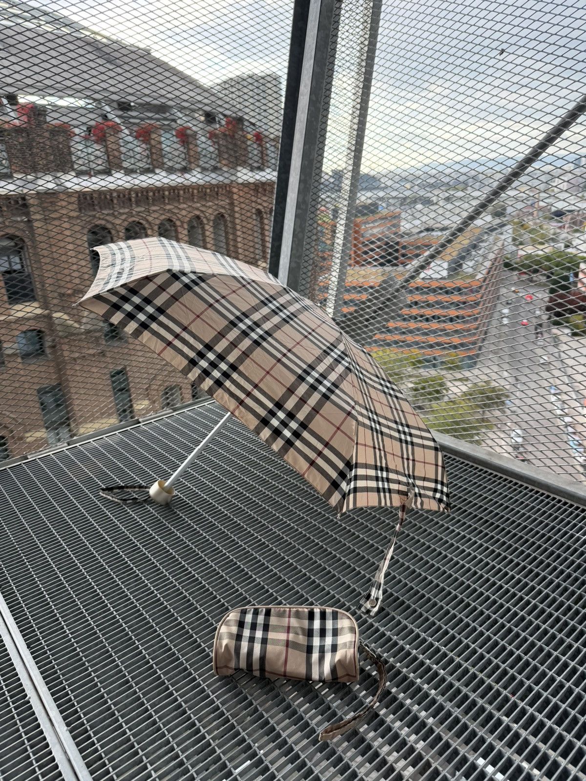 Burberry Burberry Nova Check Umbrella Size ONE SIZE - 1 Thumbnail