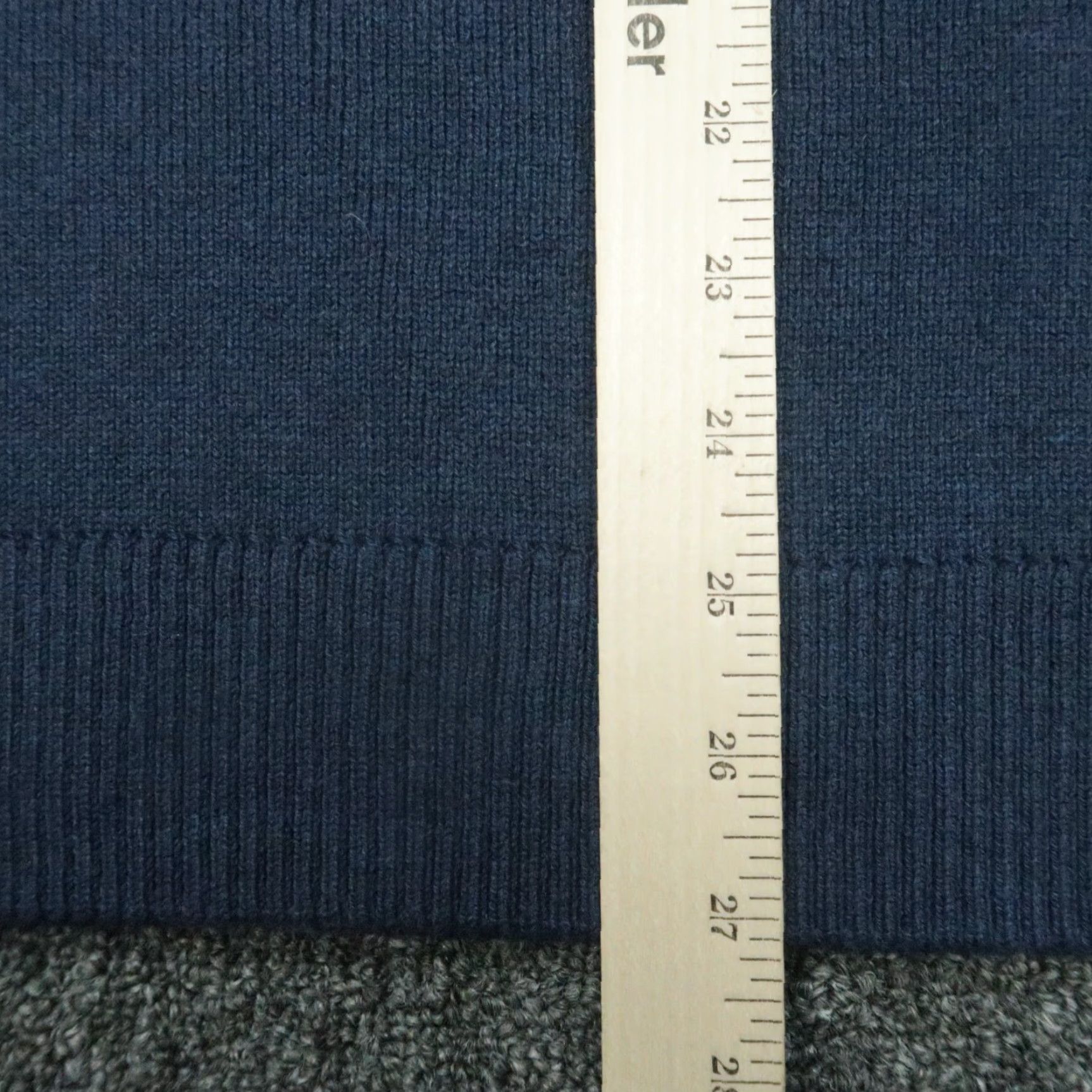 Mizzen+Main Mizzen+Main Sweater Men Medium Blue 1/4 Zip Long Sleeve Pullover Jumper Size US M / EU 48-50 / 2 - 6 Thumbnail