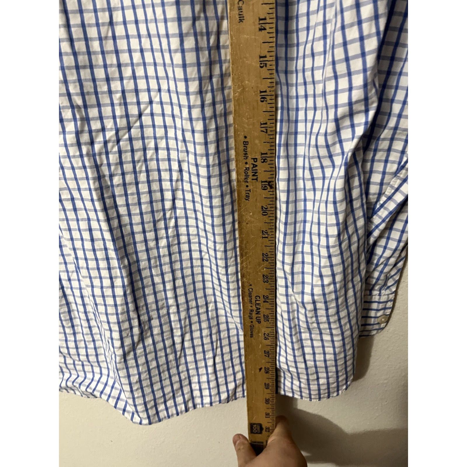J.Crew VINTAGE J.CREW Shirt Long Sleeve 80s Check Blue M Adult Medium Button-Up Pockets Mens Size US M / EU 48-50 / 2 - 4 Thumbnail
