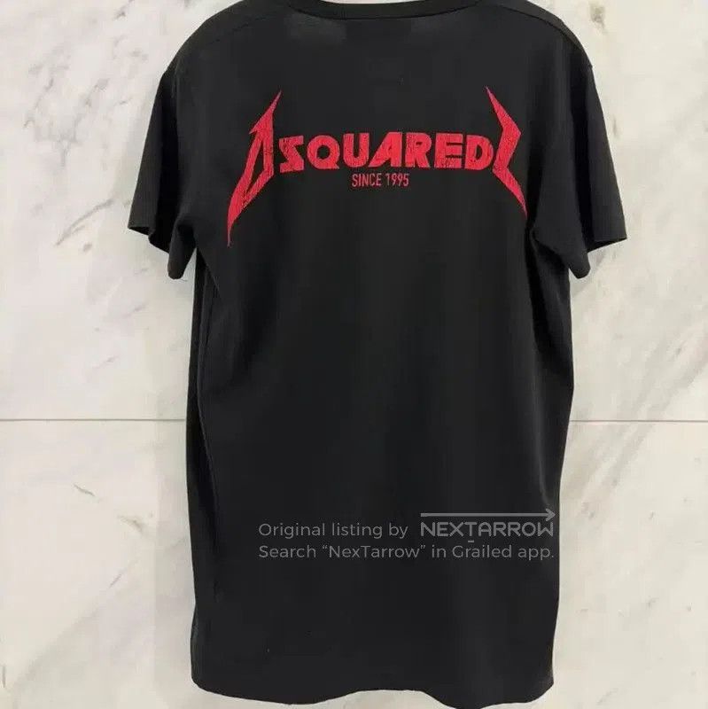 Other DSQUARED2 Summer Black Graphic Cotton T-Shirt . Size S / US 4 / IT 40 - 2 Thumbnail