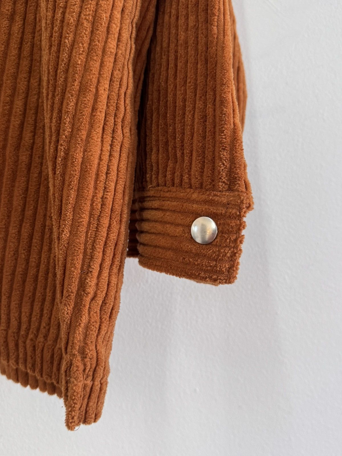 LQQK Studio LQQK Studio Wide Wale Corduroy Zip Shirt Jacket L Rust Size US L / EU 52-54 / 3 - 5 Thumbnail