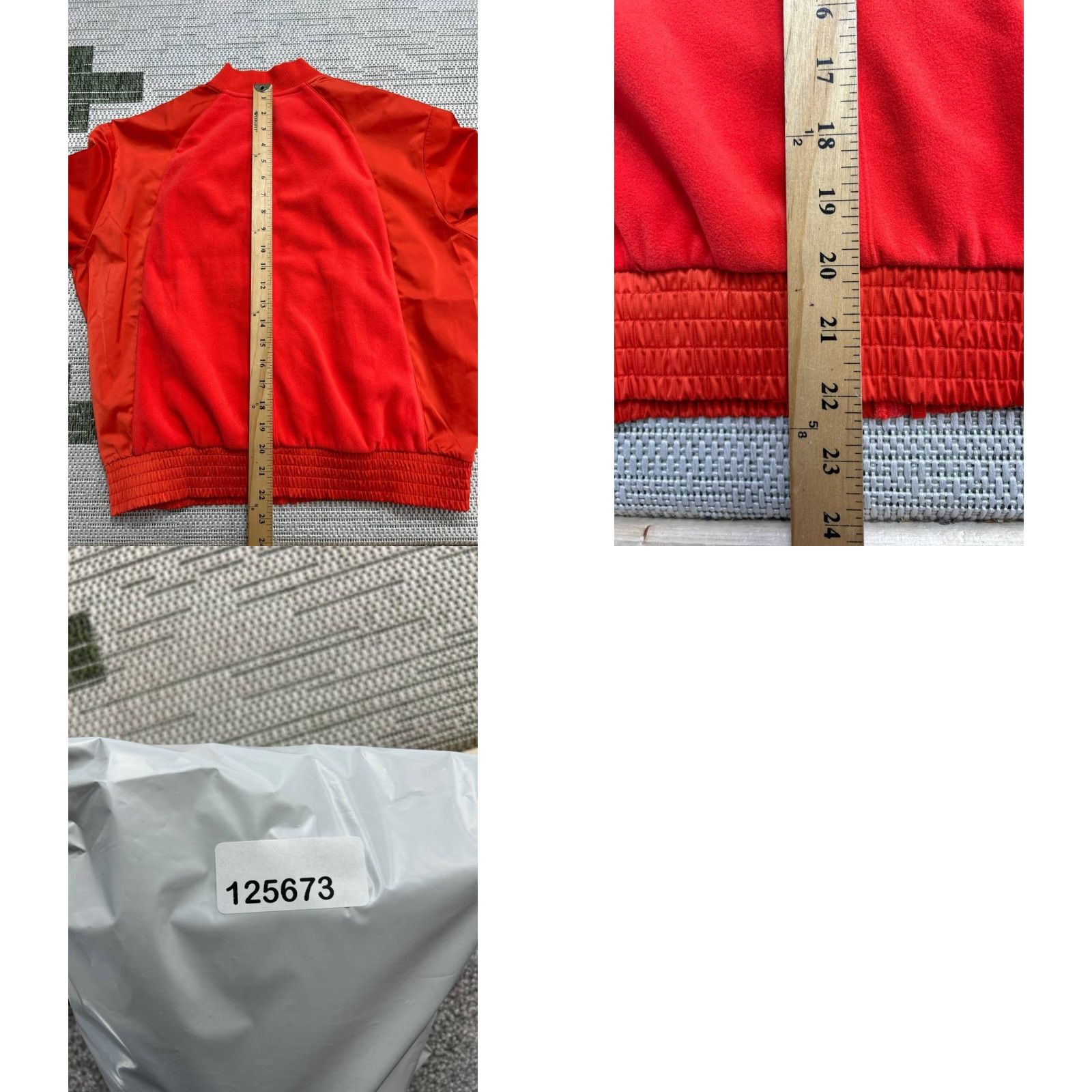 Athleta Athleta Zion Microfleece Full Zip Bomber Jacket Womens Small Orange Relaxed Fit Size S / US 4 / IT 40 - 8 Thumbnail
