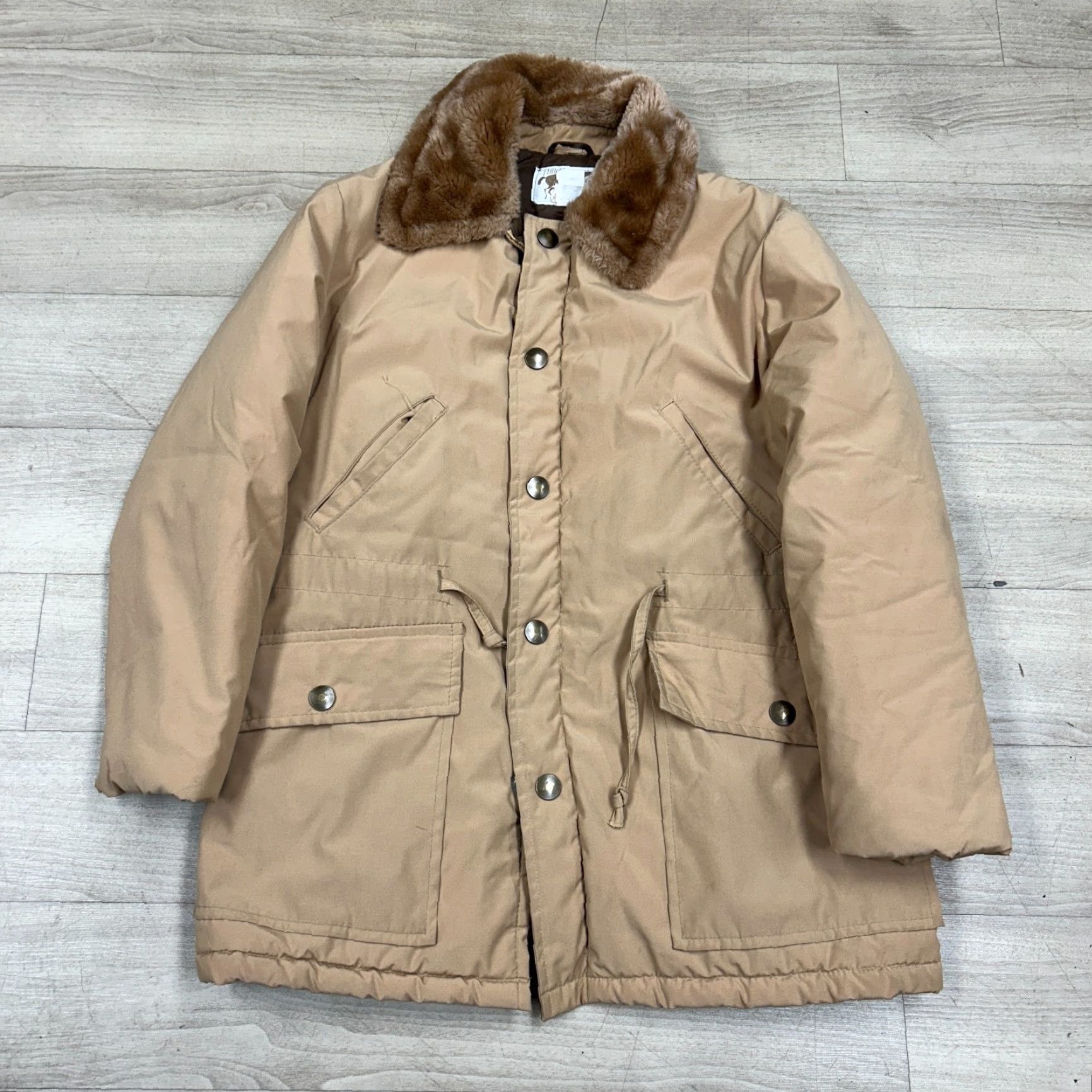Vintage VINTAGE Thoroughbred Jacket Mens XL Brown Windbreaker Parka Coat Size US XL / EU 56 / 4 - 2 Thumbnail