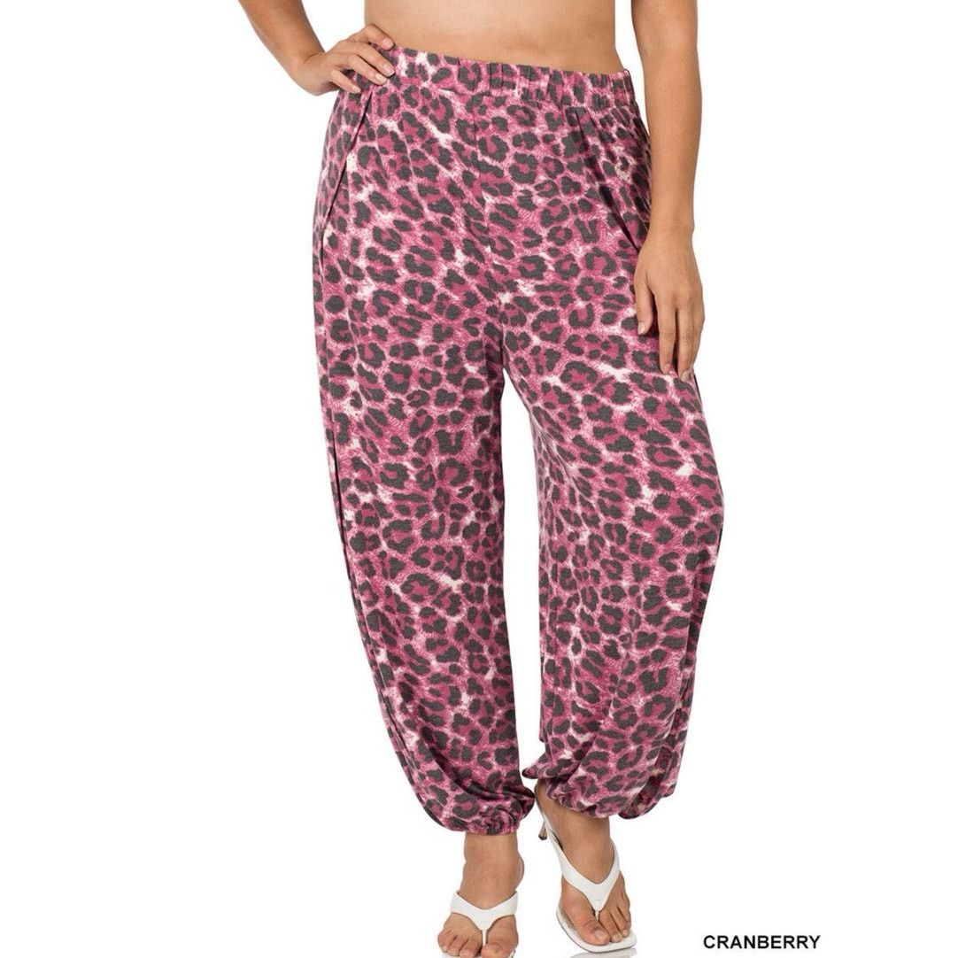 & Other Stories Zenana Leopard Split Leg Pants Size 32" / US 10 / IT 46 - 1 Thumbnail