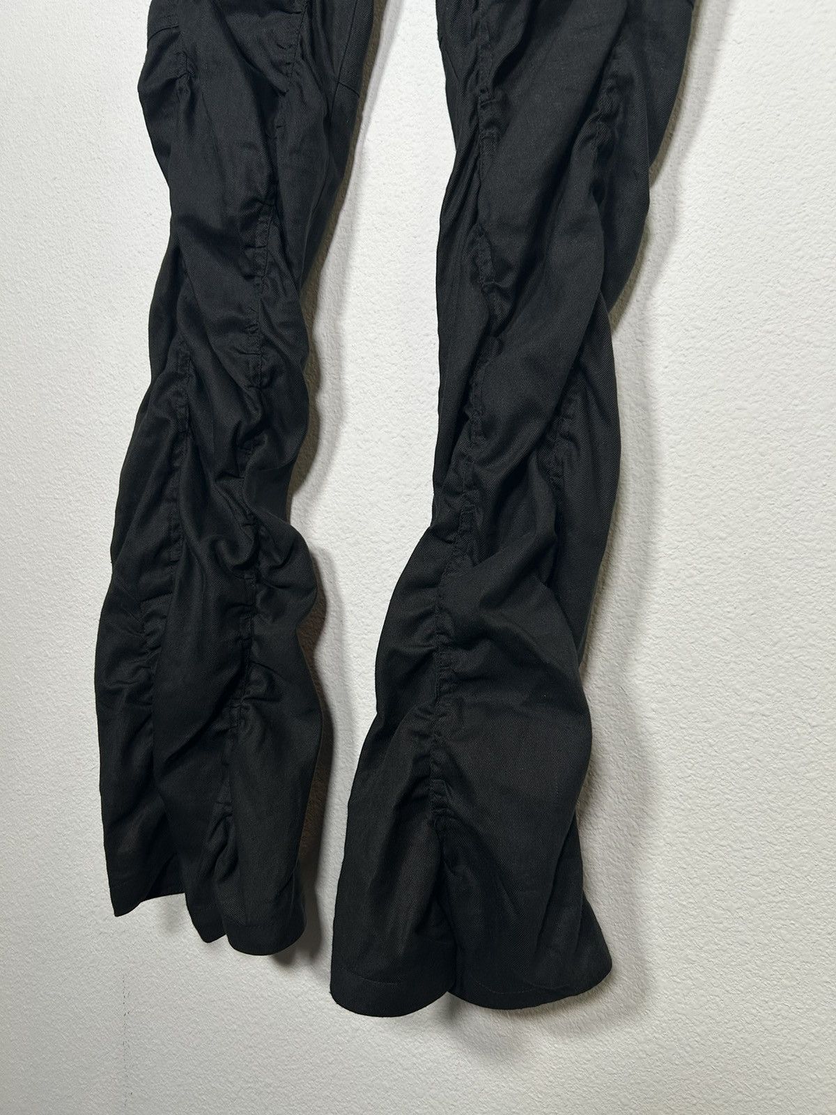 Acne Studios NWT! Ruched Stacked Flared Pants Size US 34 / EU 50 - 3 Thumbnail