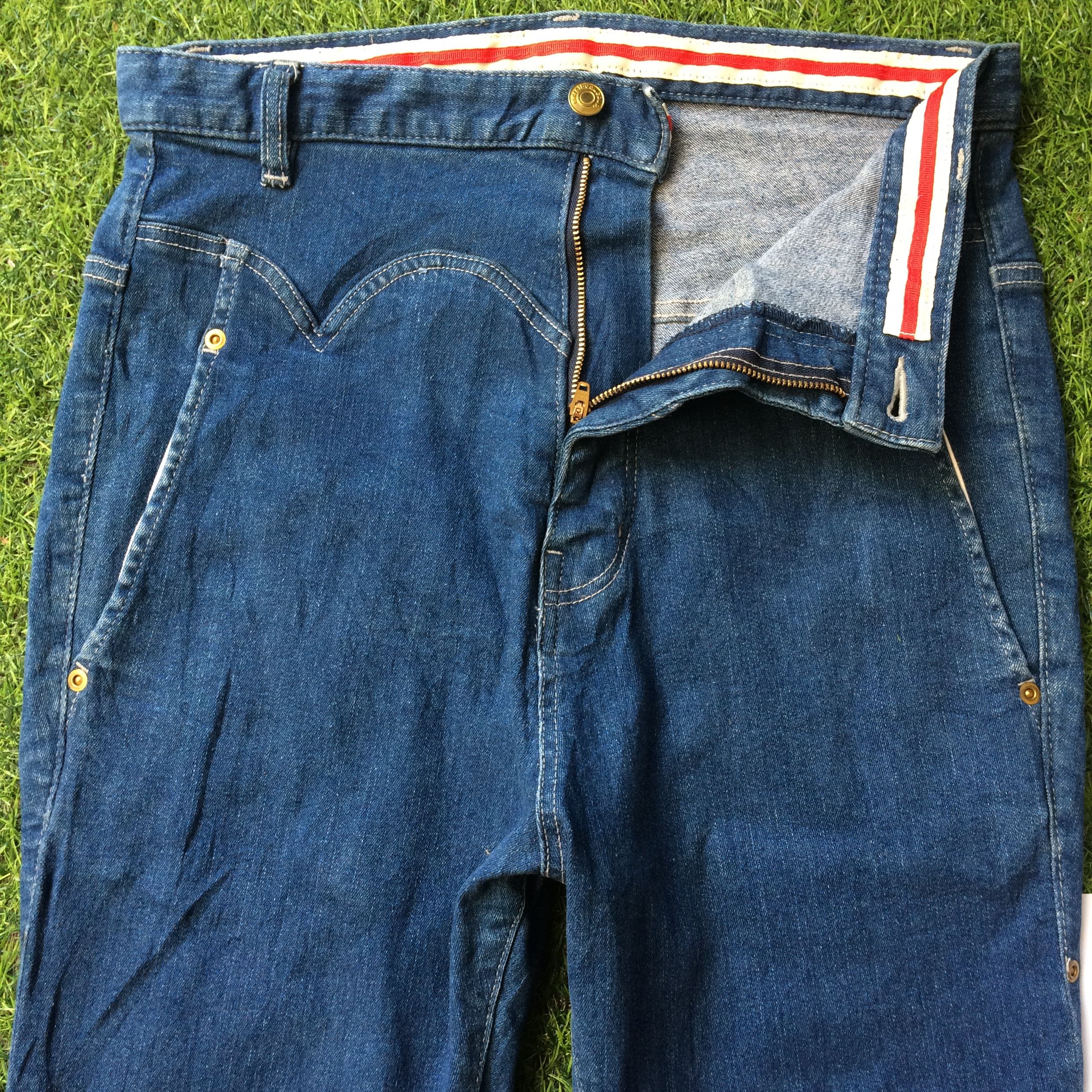 Issey Miyake × Japanese Brand × mercibeaucoup Japanese Low Crotch Stretch Jeans Pants #D-538 Size US 31 - 3 Thumbnail