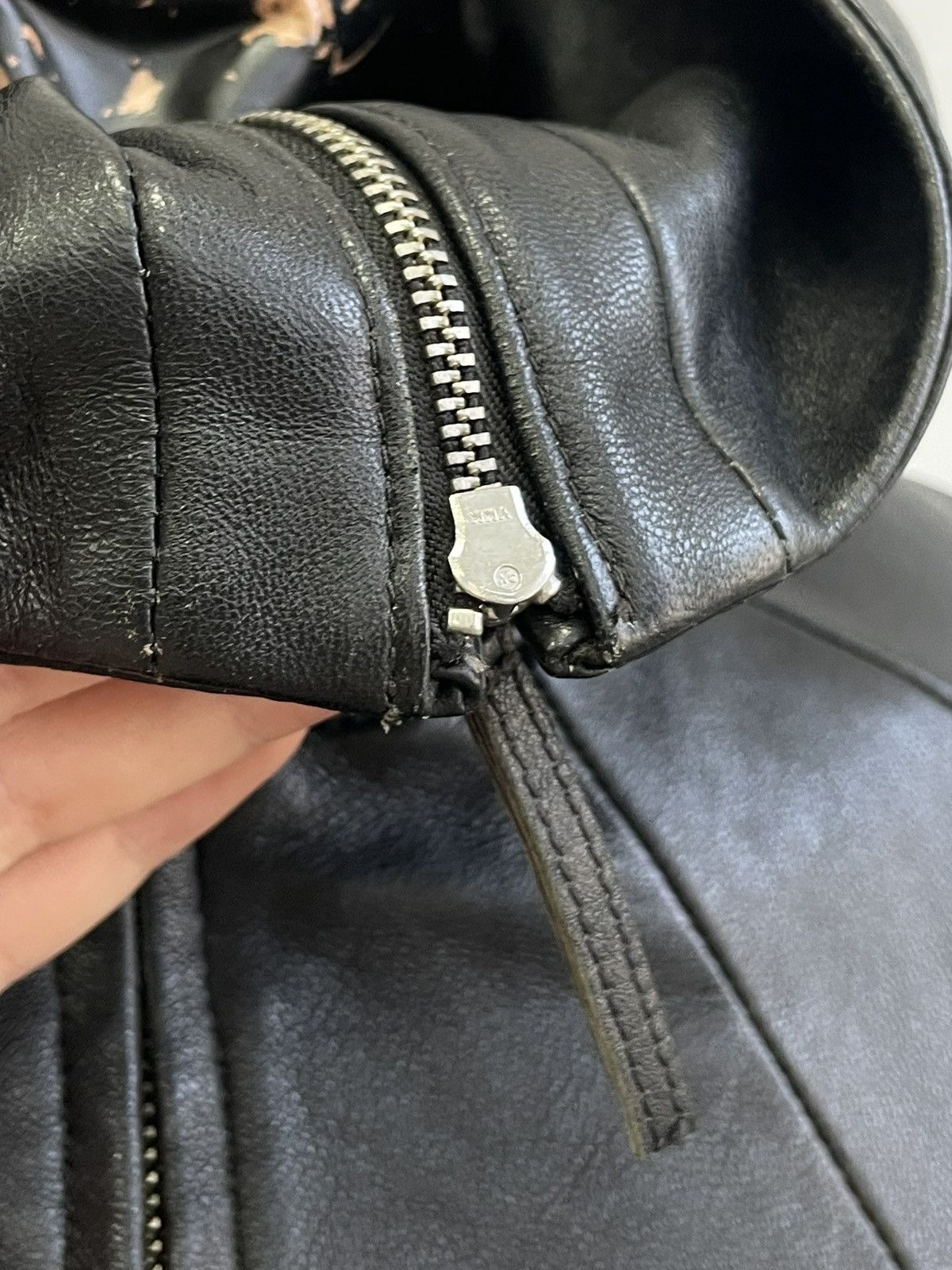 Japanese Brand 14th addiction black leather biker leather jacket gothic y2k Size US S / EU 44-46 / 1 - 7 Thumbnail