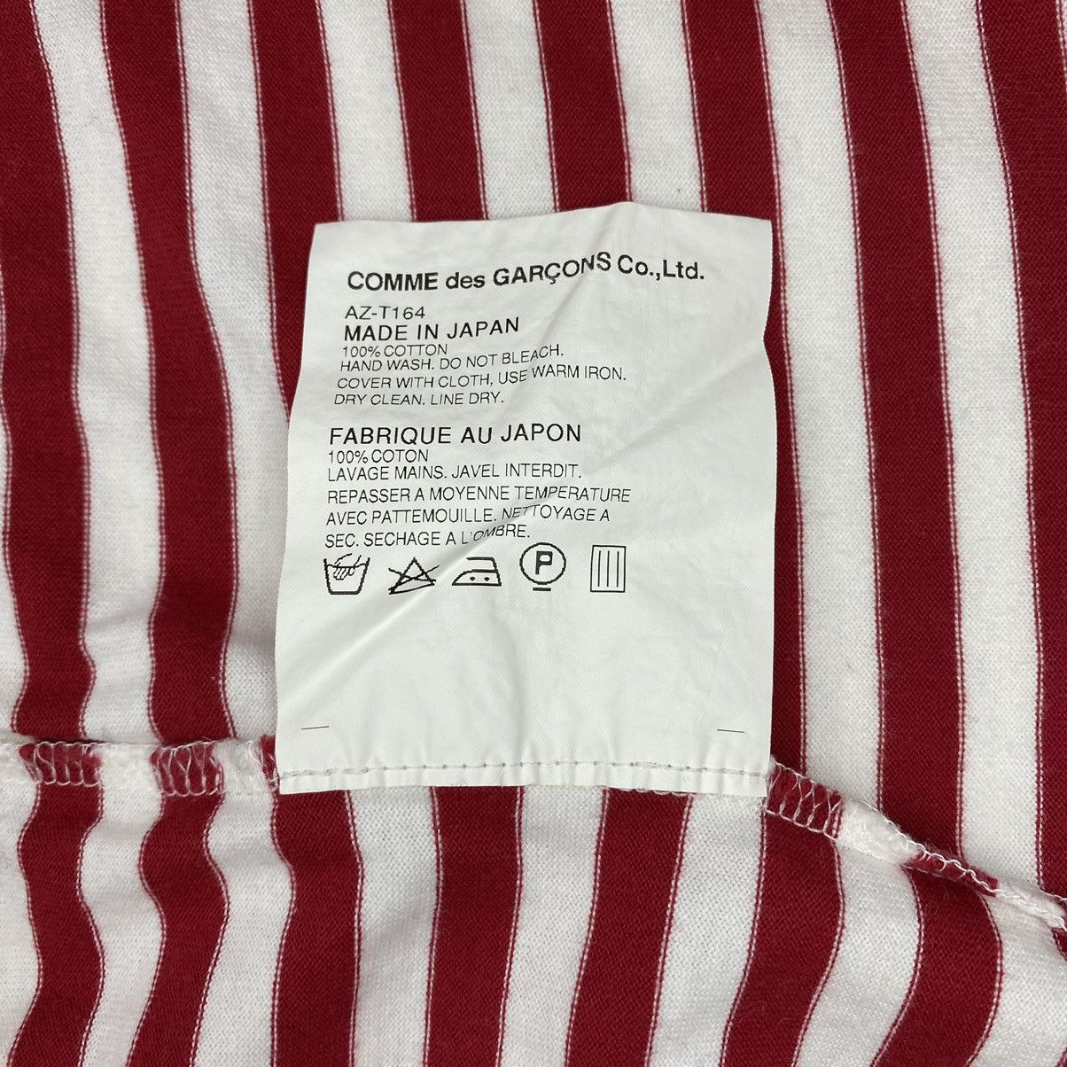 Comme des Garcons × Comme des Garcons PLAY Comme des Garçons Play Red Stripes Logo Tee Size US L / EU 52-54 / 3 - 7 Thumbnail