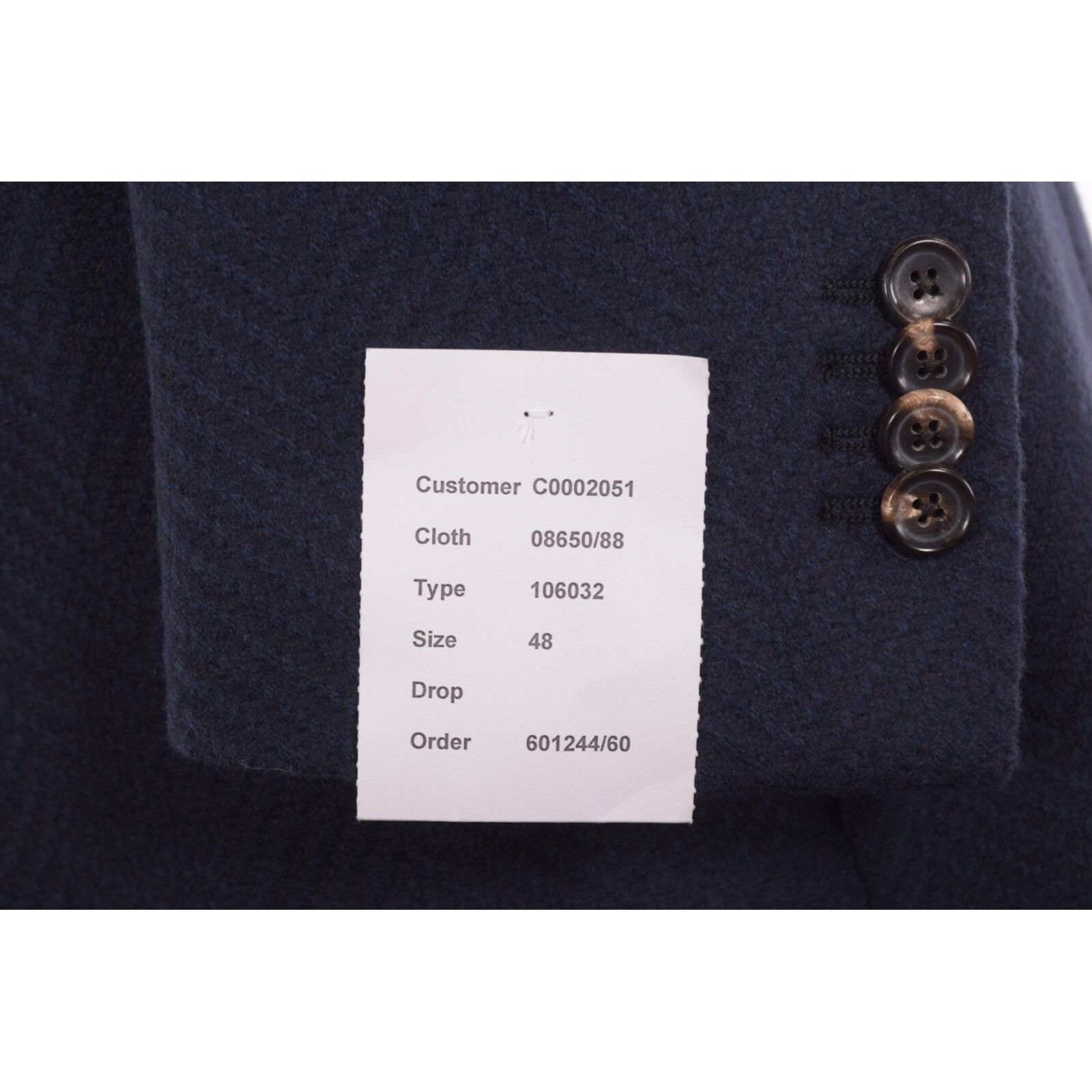 Luciano Barbera Luciano Barbera Jacket Size S US In Blue Wool Size US S / EU 44-46 / 1 - 3 Thumbnail