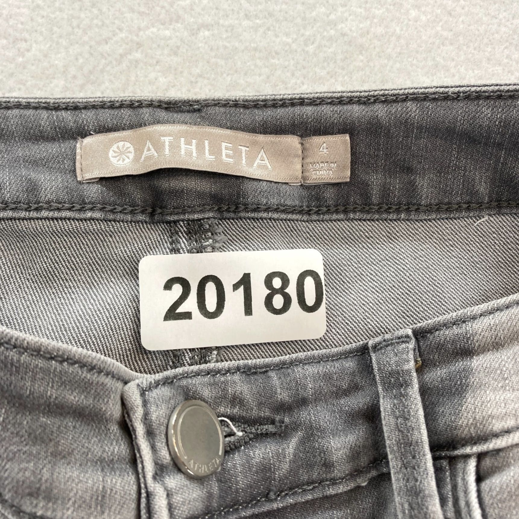 Athleta Athleta Sculptek Jeans Women’s 4 Skinny Ankle Gray Stretch Denim Low Rise Pants Size 28" / US 6 / IT 42 - 4 Thumbnail