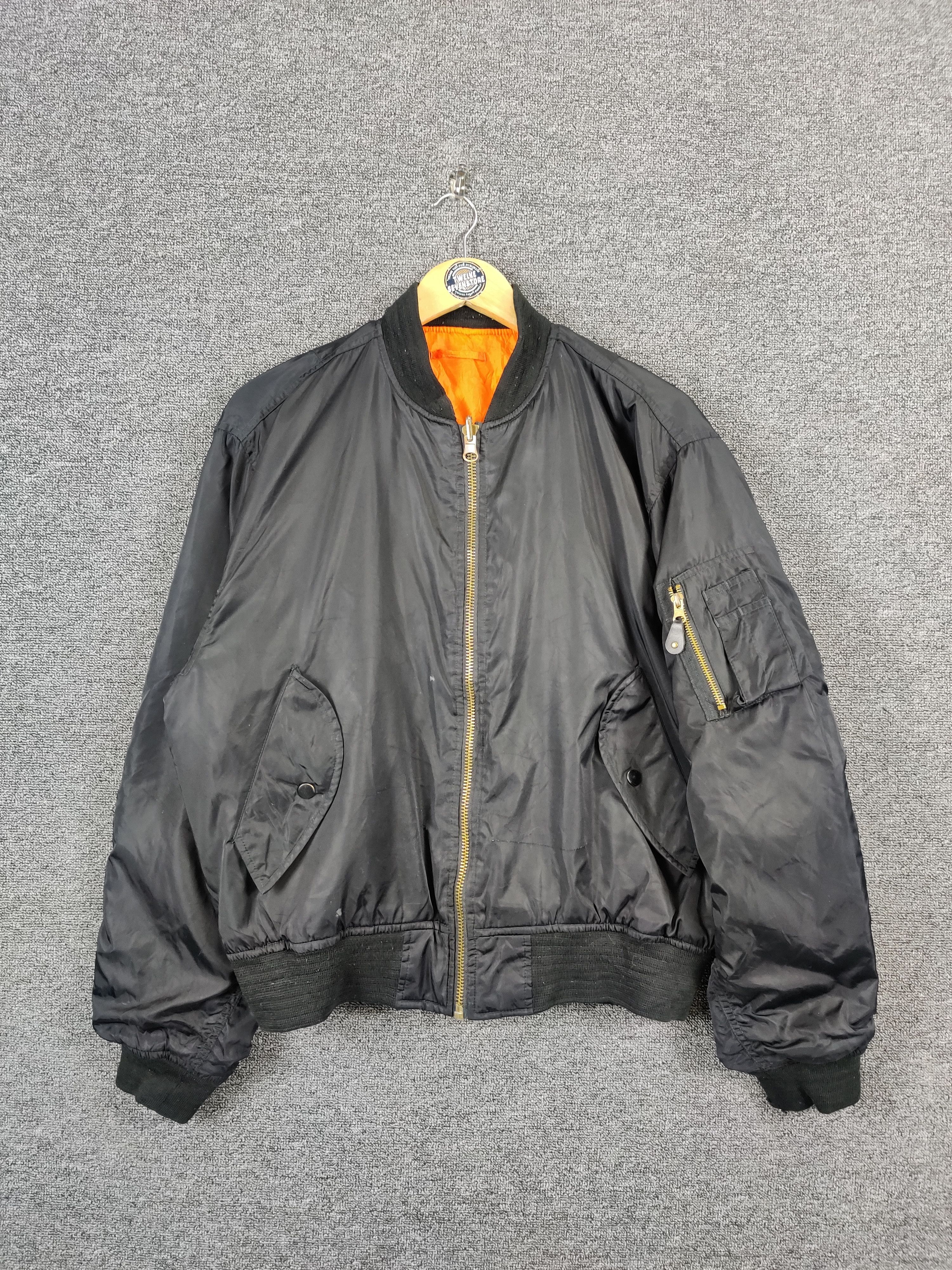 Vintage Type Ma1 Military Flight Bomber Jacket