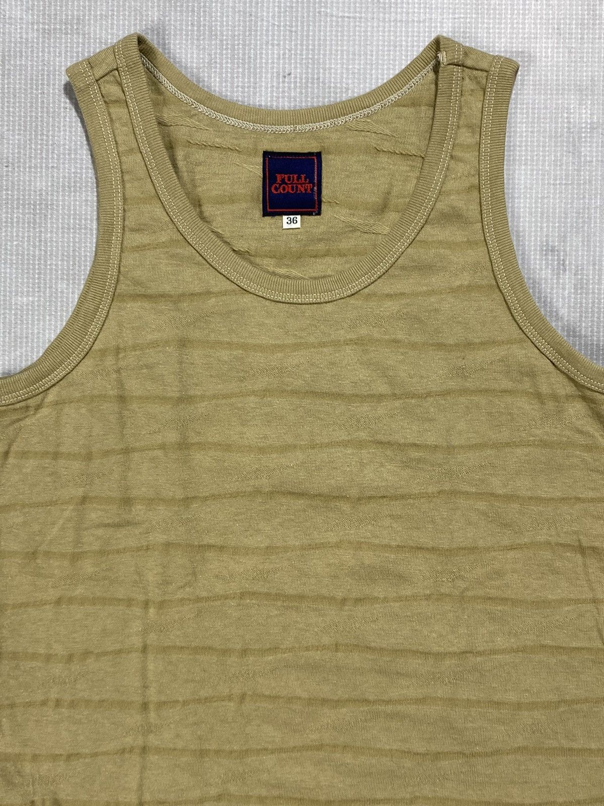 Full Count & Co. × Japanese Brand Full count stripe pattern tank top Size US M / EU 48-50 / 2 - 3 Thumbnail
