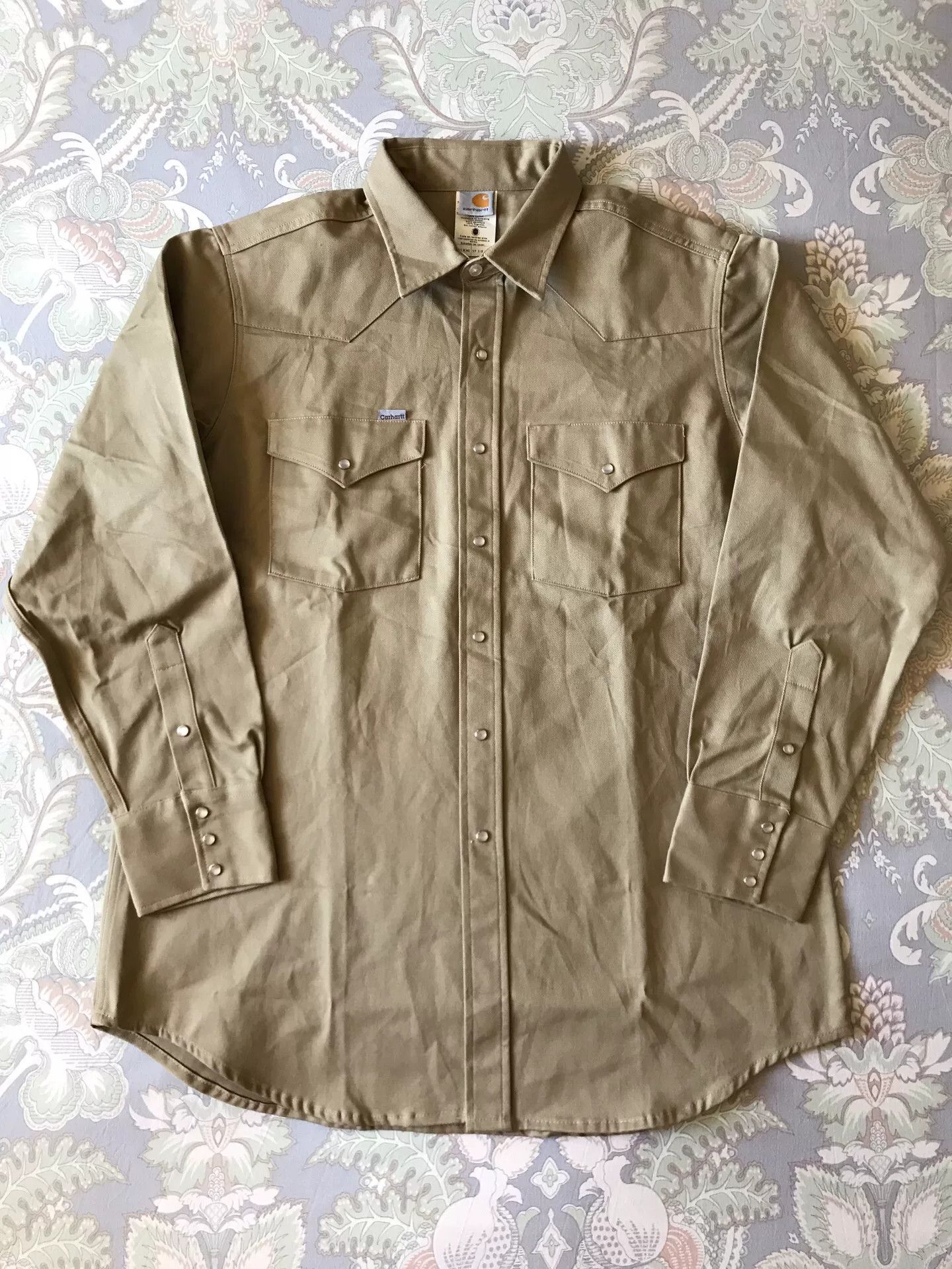 Carhartt Carhartt S01 KHI Western Shirt Size US M / EU 48-50 / 2 - 1 Thumbnail