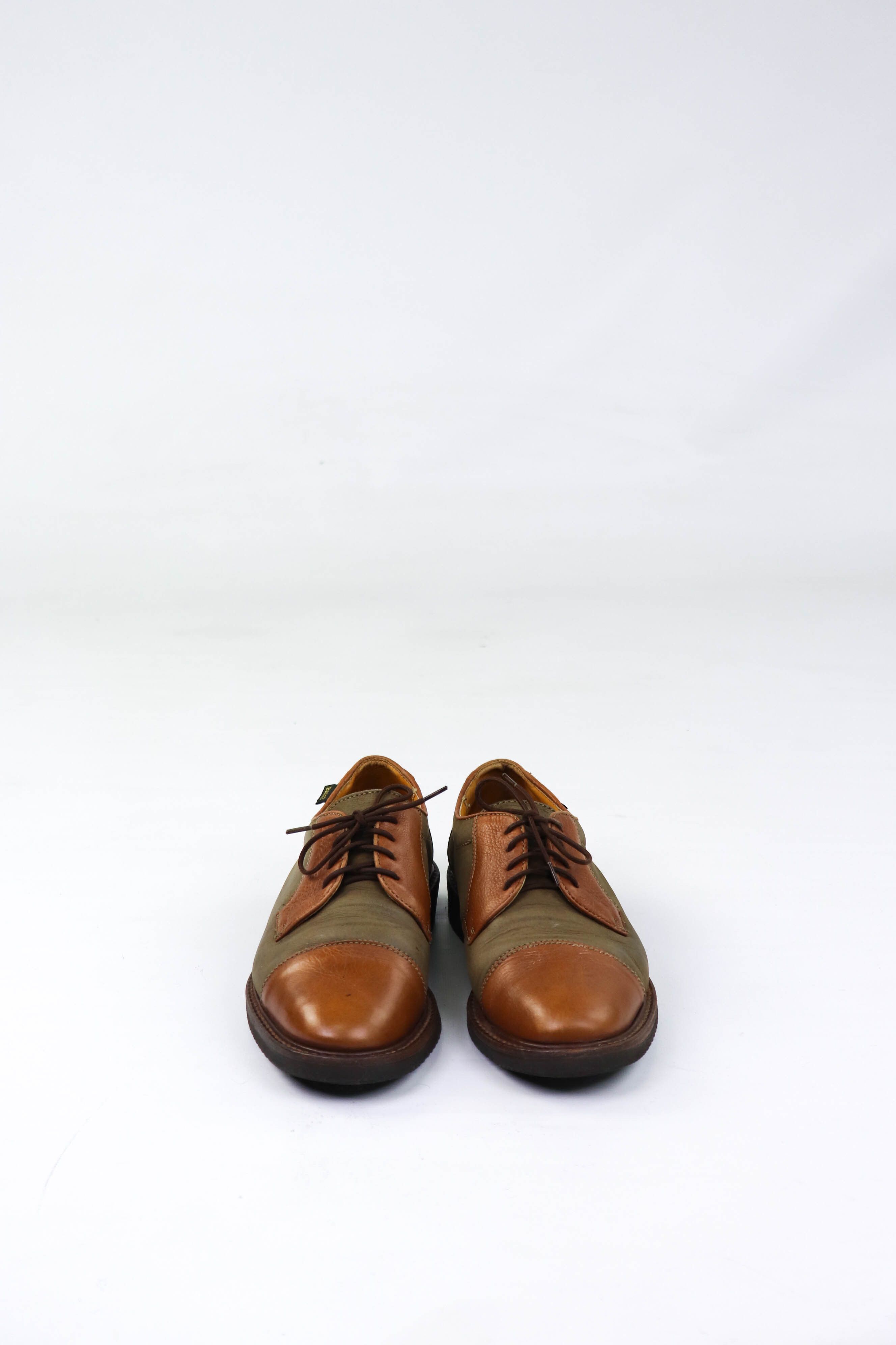 Bally BALLY Vintage Combined Nubuck/Leather Cap Toe Oxford Shoes Size US 9 / EU 42 - 2 Thumbnail