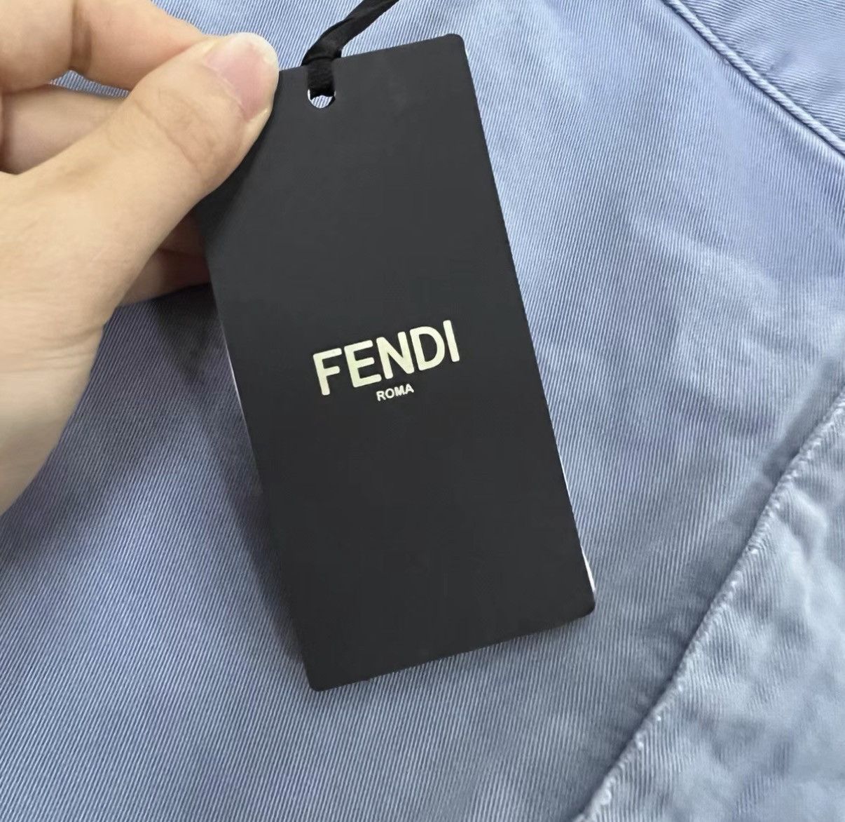 Fendi Fendi Washed Blue Casual Shorts J41 Size US 30 / EU 46 - 3 Thumbnail