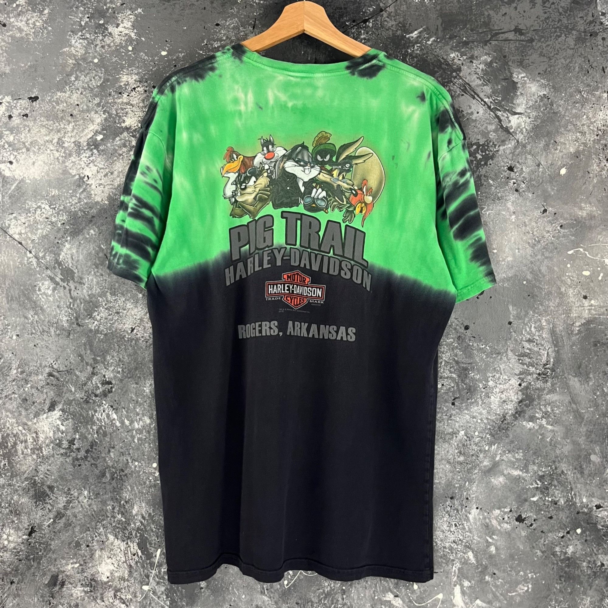Harley Davidson × Vintage × Warner Bros Harley Davidson Looney Toons shirt Size US L / EU 52-54 / 3 - 2 Thumbnail