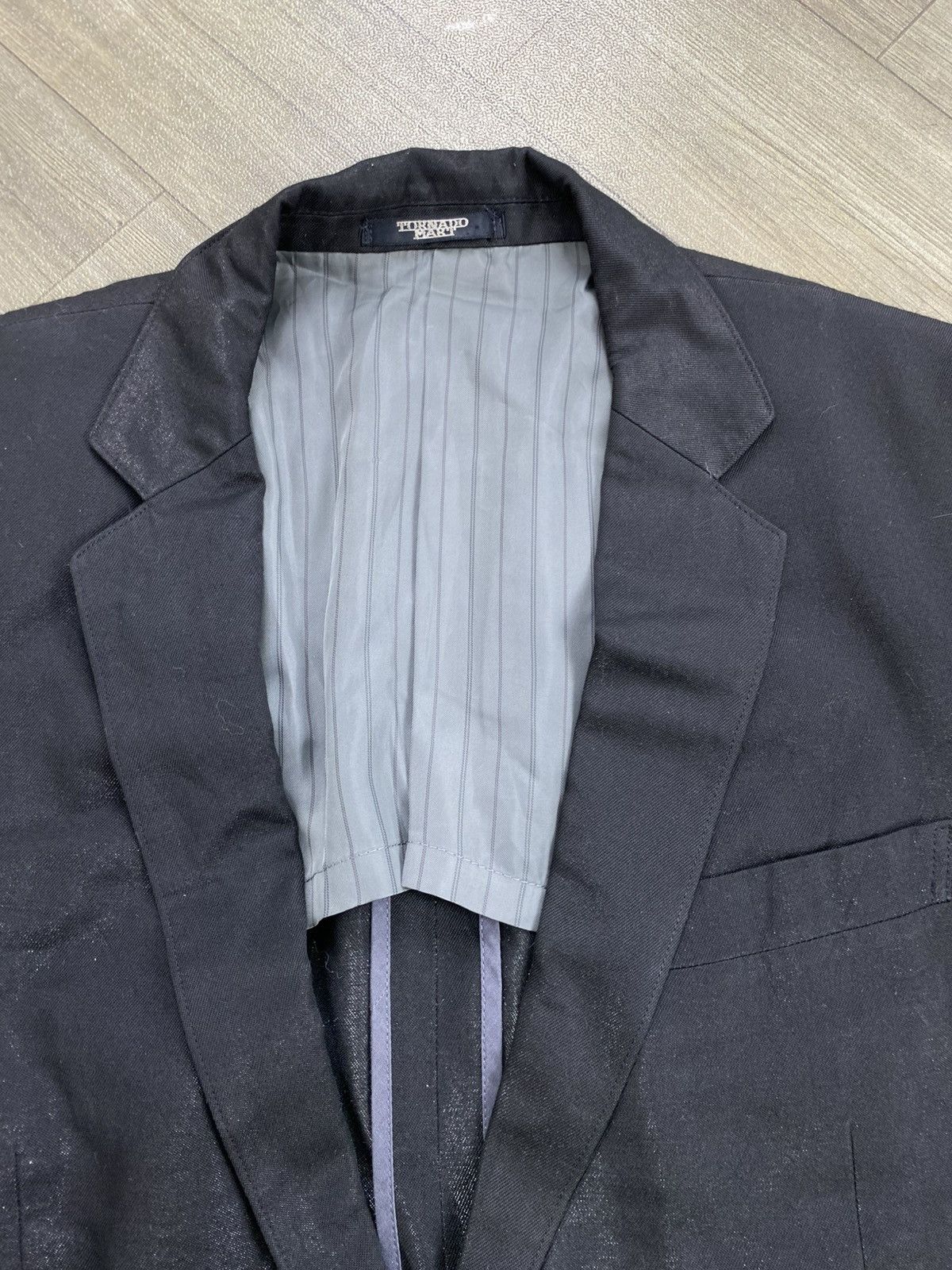 Tornado Mart Vintage Tornado Mart Black Blazers Coat Jacket - Medium Size 38R - 3 Thumbnail