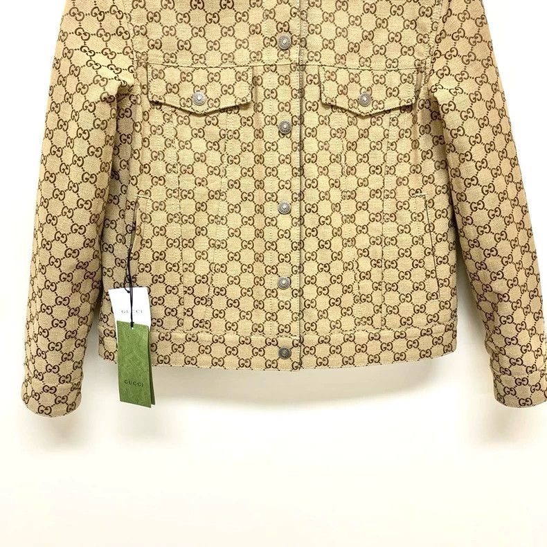 Gucci Gucci Gucci full print double G old flower double-sided jac Size US XS / EU 42 / 0 - 8 Thumbnail