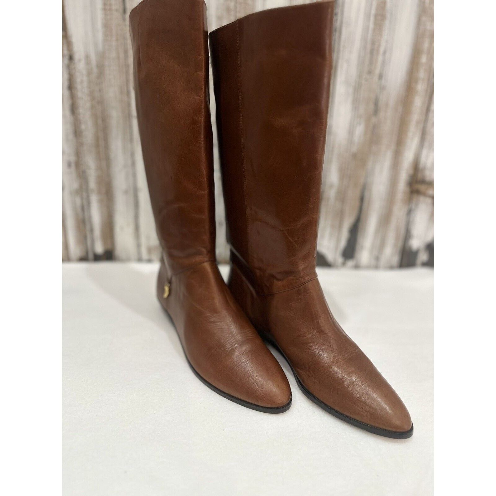 Etienne Aigner Etienne Aigner Leather Riding Boots- Women’s 10M Size US 10 / IT 40 - 4 Thumbnail