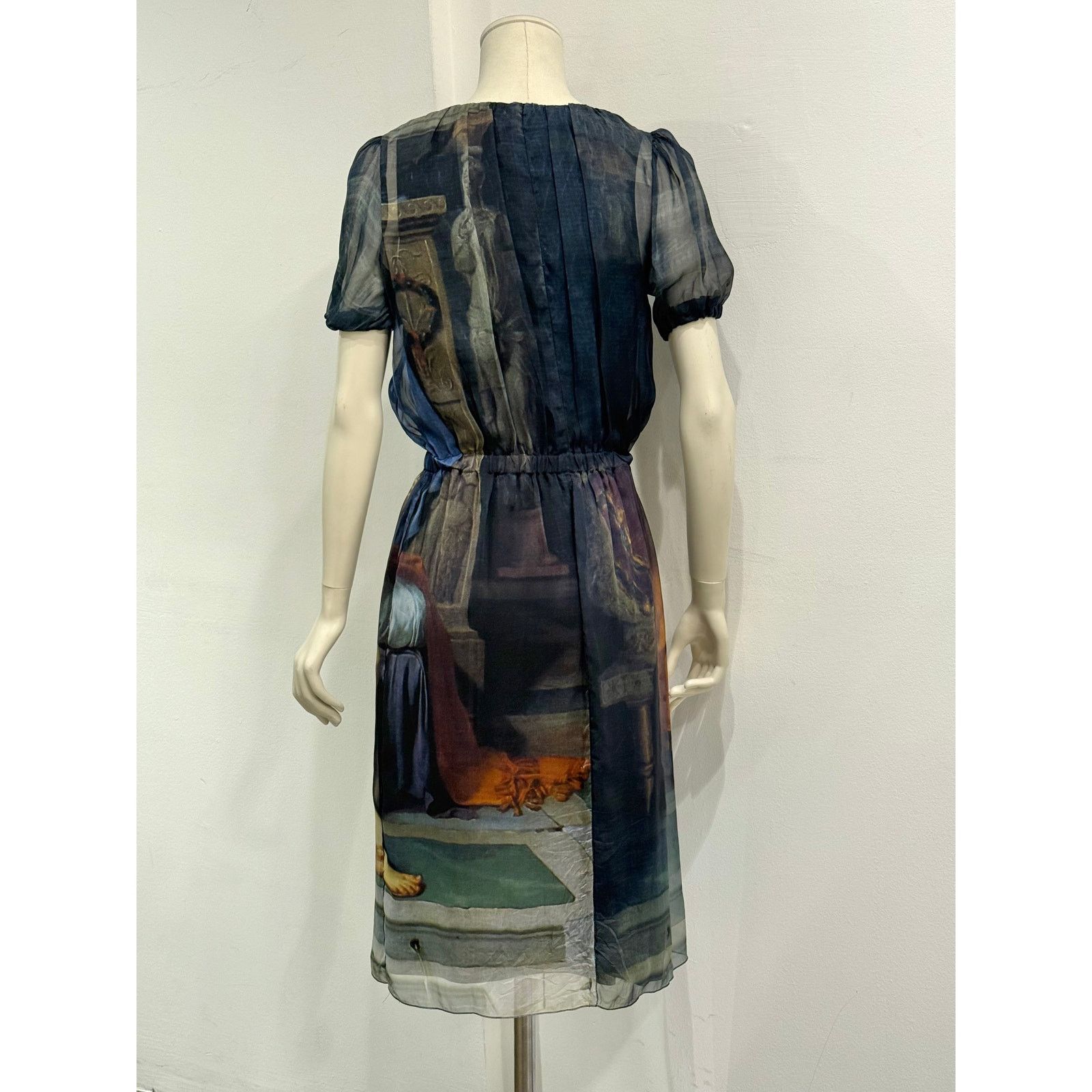 Dolce & Gabbana 2000s Dolce & Gabbana Paris and Helen love painting dress Size M / US 6-8 / IT 42-44 - 2 Thumbnail
