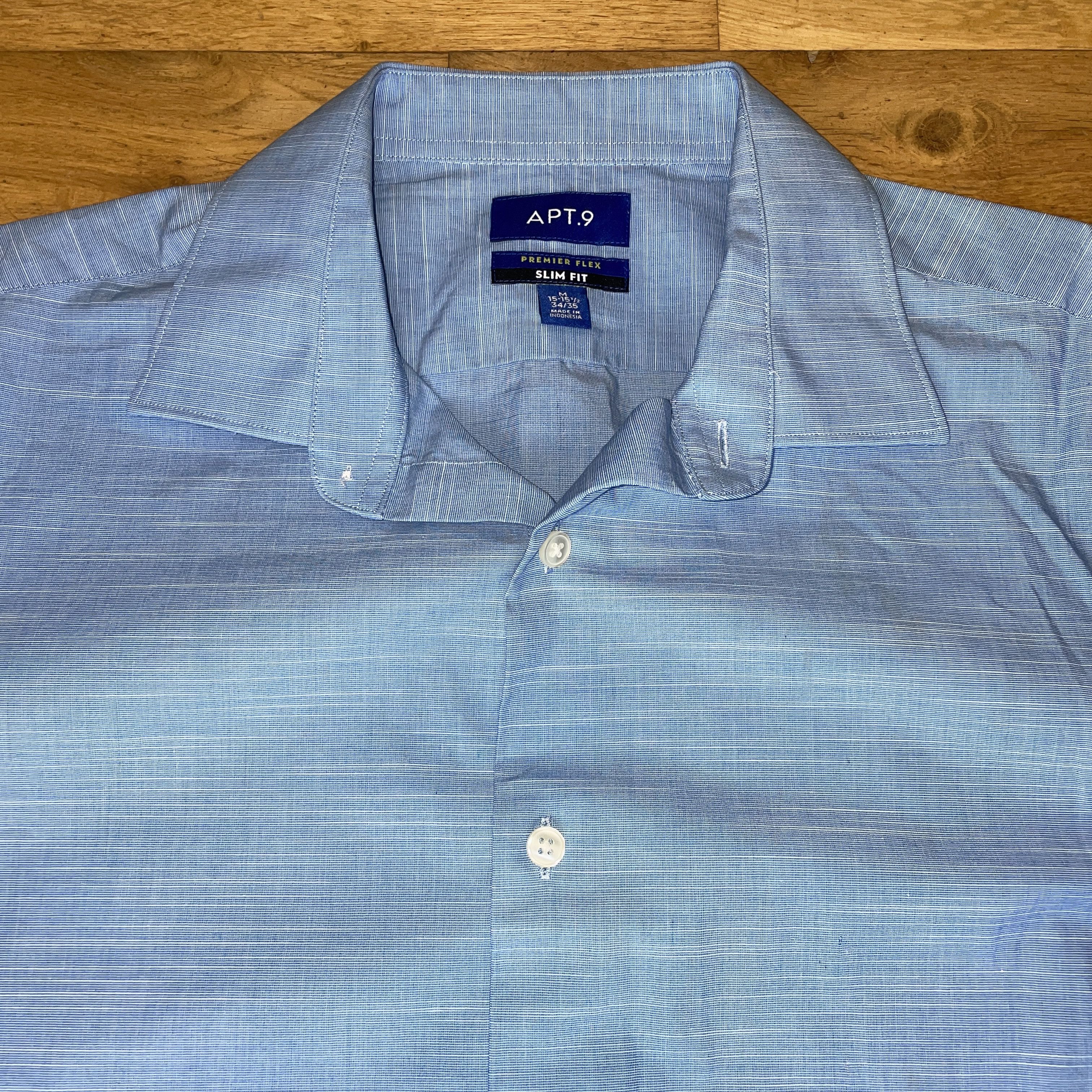 Apt. 9 Apt.9 Men's Elegant Dress Shirt Fashion Slim Fit Size M Size US M / EU 48-50 / 2 - 3 Thumbnail