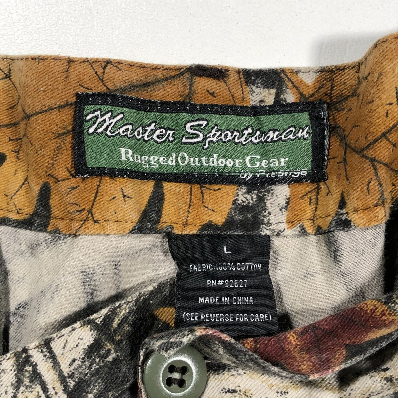 Stussy Vintage 2000s Master Sportsman Camo Cargo Shorts Large Size US 34 / EU 50 - 3 Thumbnail