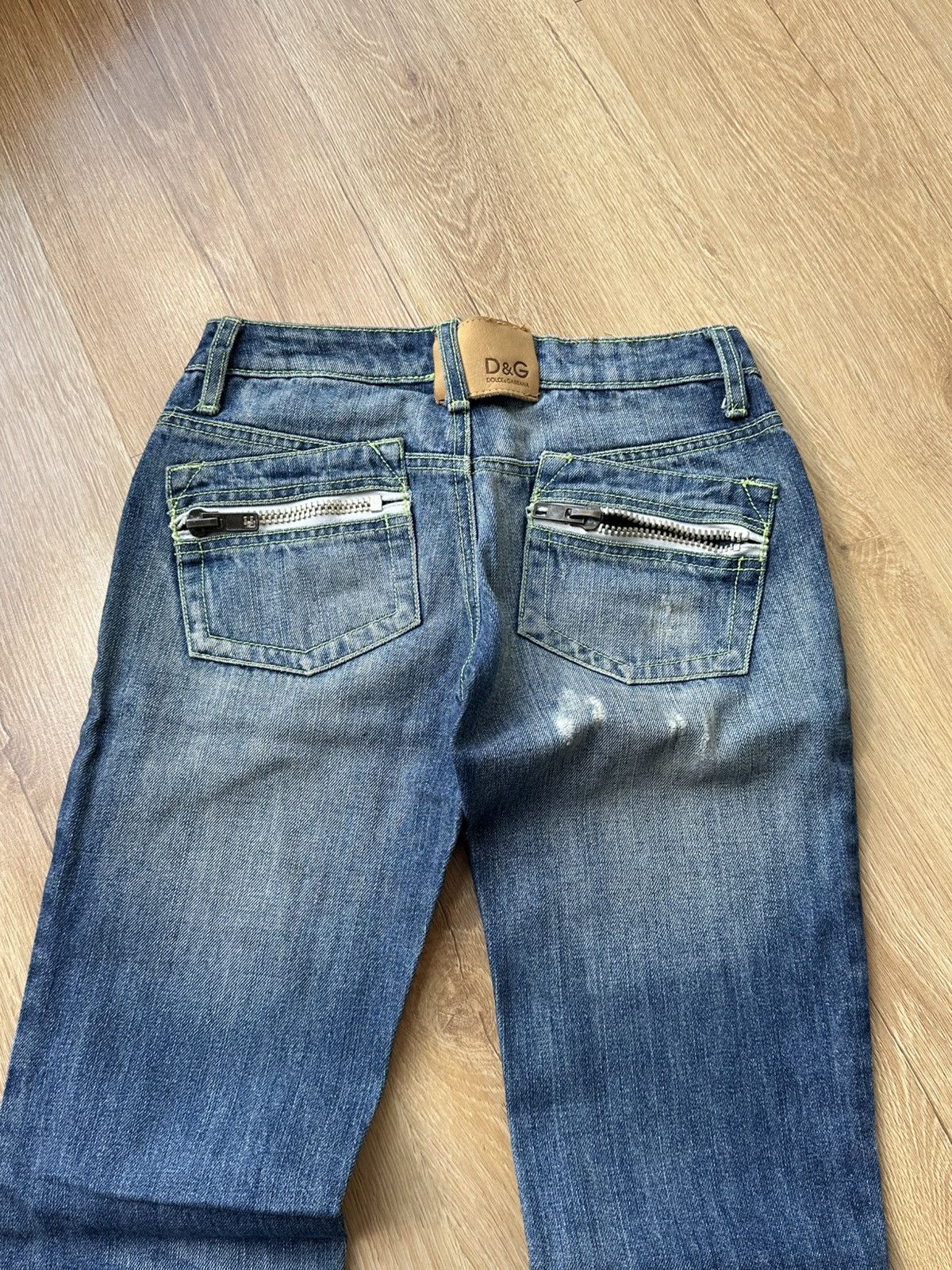 Dolce & Gabbana Y2K Dolce & Gabbana Vintage Distressed Skinny Jeans Size 27" / US 4 / IT 40 - 4 Thumbnail