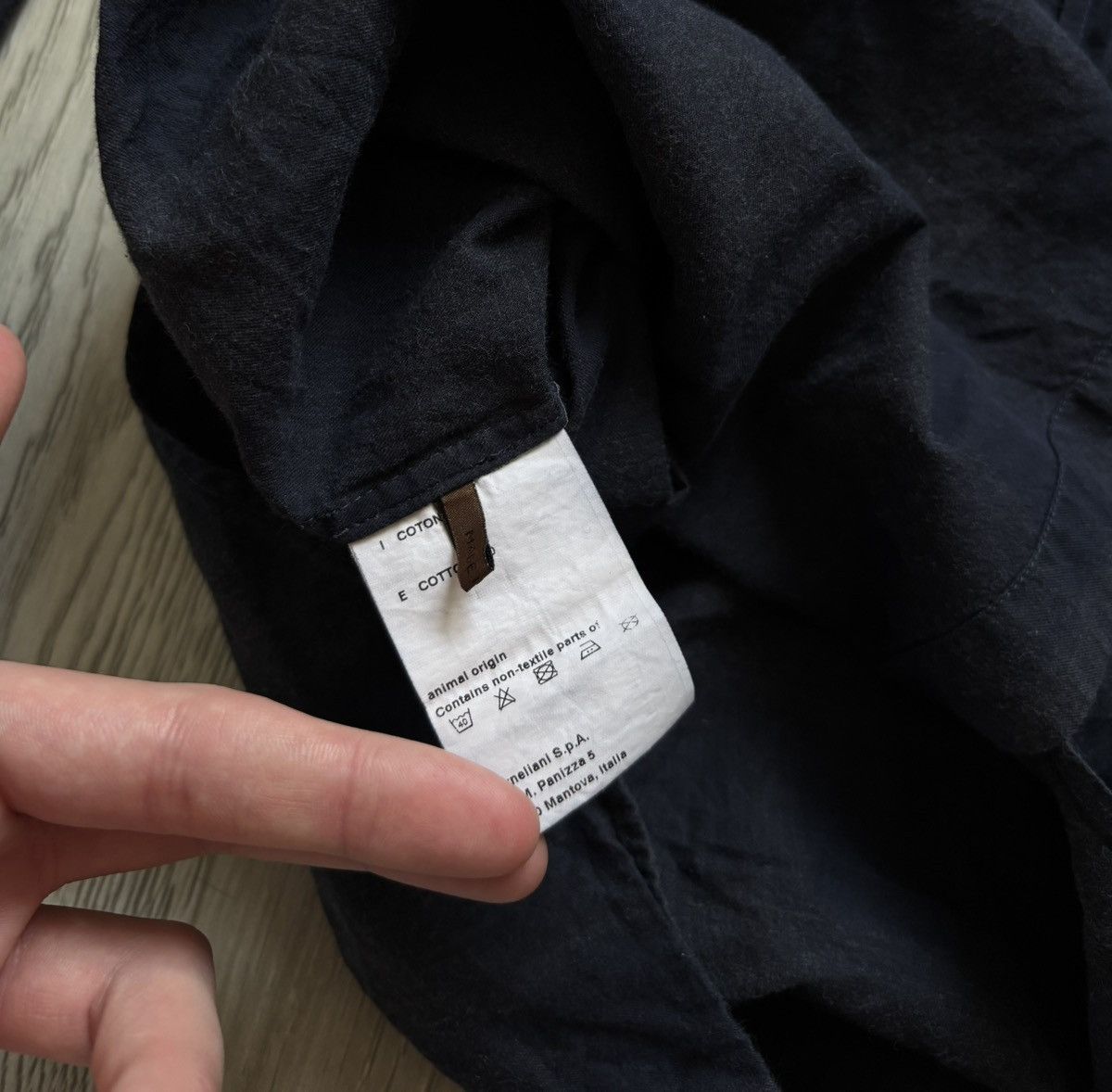 Corneliani × Designer Italy Corneliani ID Cotton Shirt Button Up Old Money Size US L / EU 52-54 / 3 - 3 Thumbnail