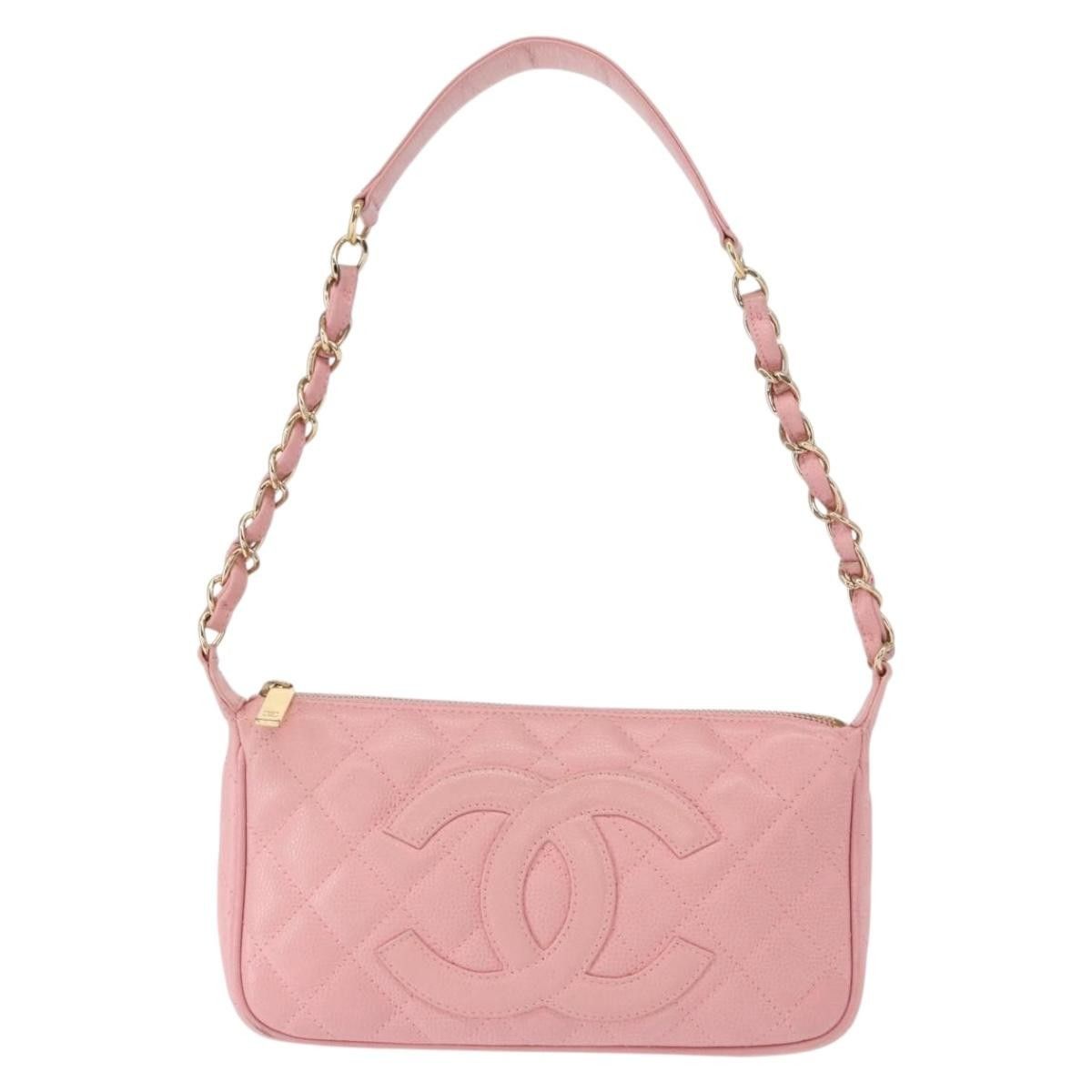 Chanel Chanel Timeless CC Chain Shoulder Bag Quilted Caviar Size ONE SIZE - 1 Thumbnail