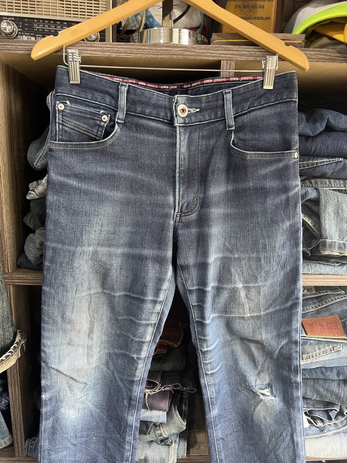 Edwin 🔥Stretchable Edwin Jerseys Distressed Denim Size US 31 - 5 Thumbnail