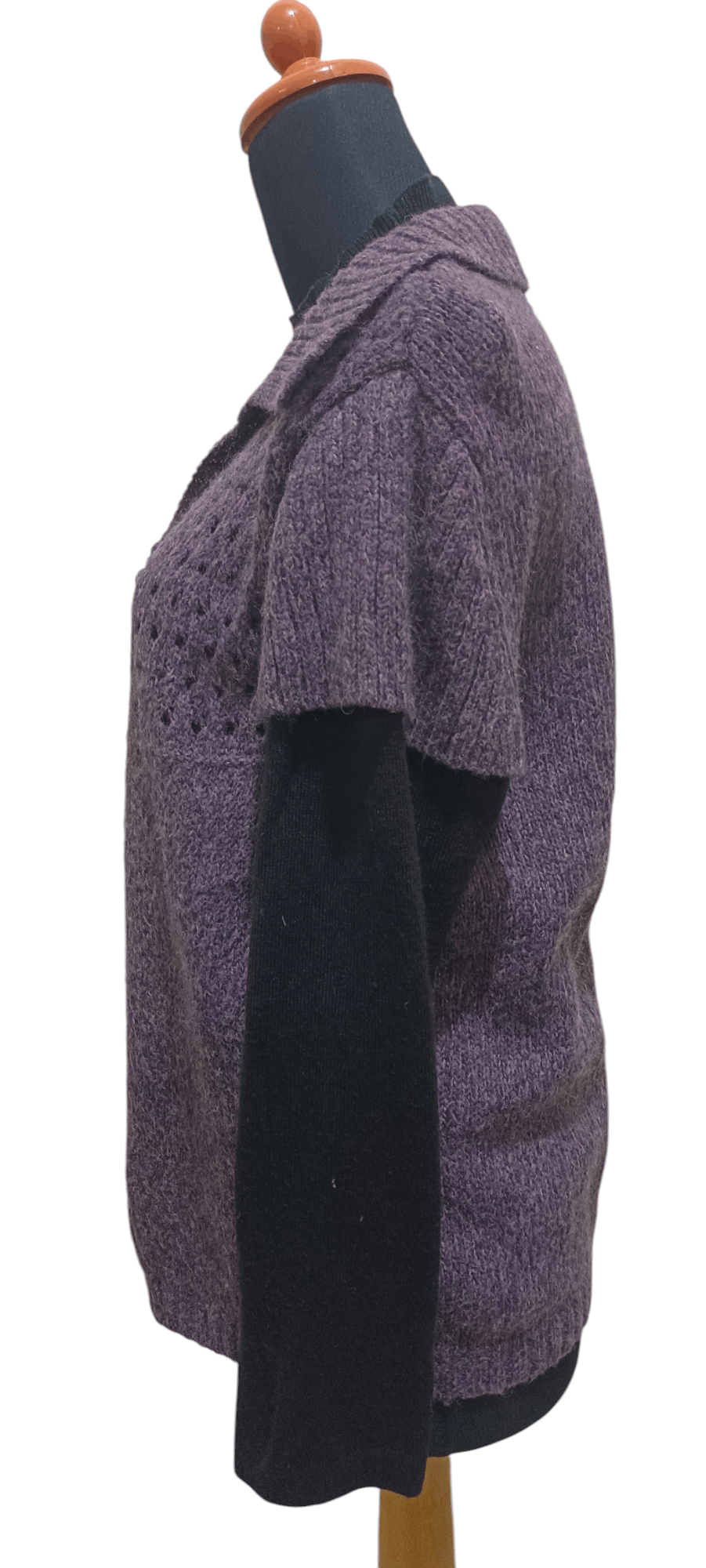Japanese Brand × Vintage Elegance Double Knitted BARHECING Conclusive Size M / US 6-8 / IT 42-44 - 2 Thumbnail