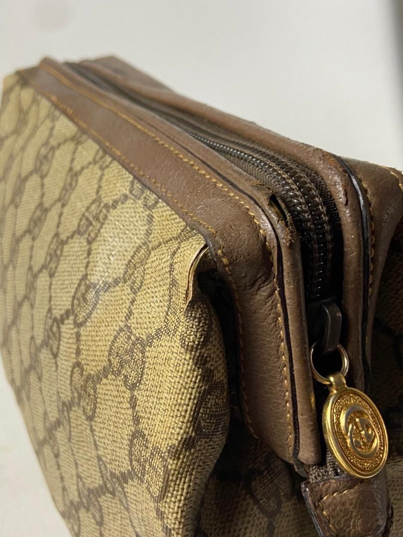Gucci Vintage GG Supreme Gucci Canvas Pouch (201) Size ONE SIZE - 13 Thumbnail