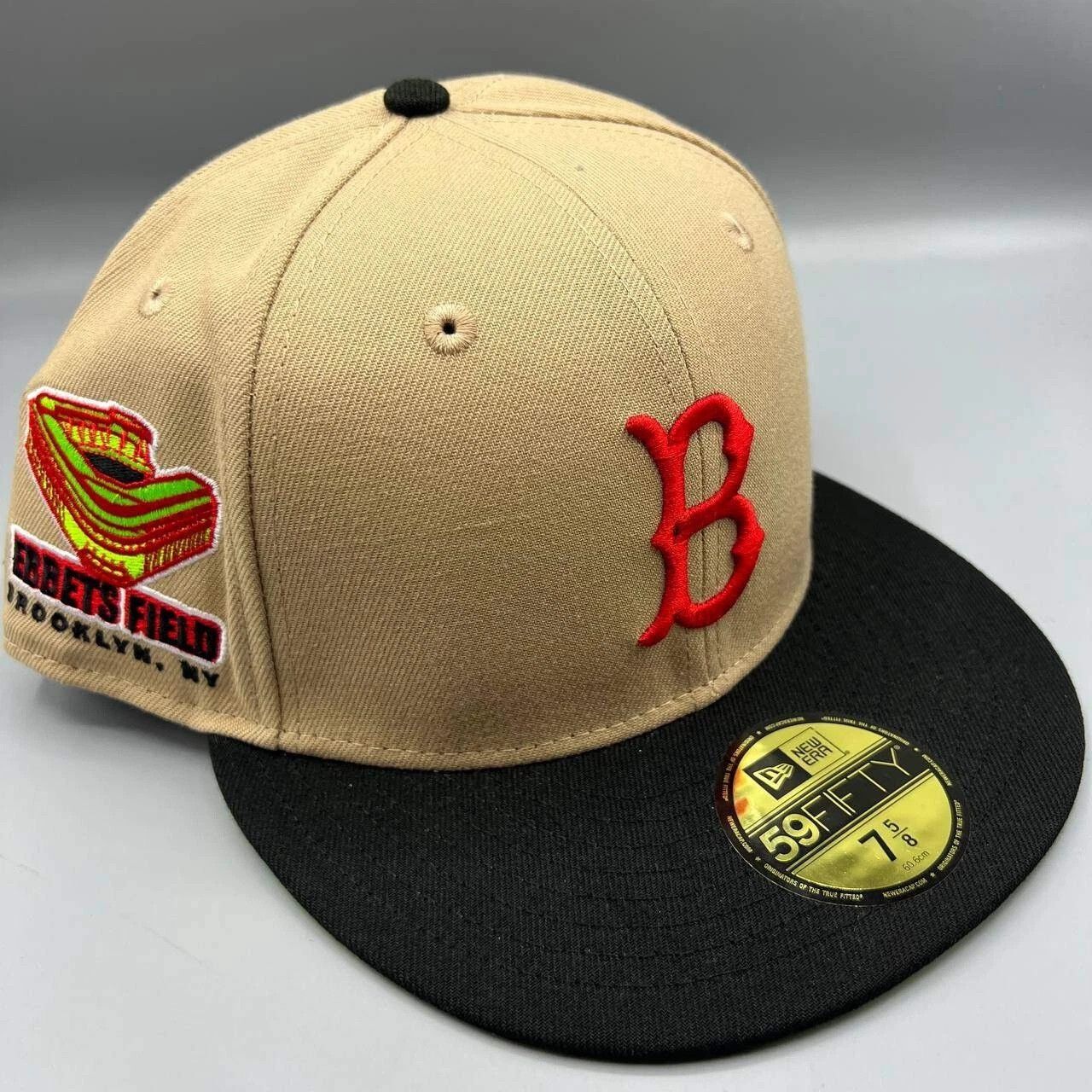 New Era Brooklyn LA Dodgers Hat Men 7 5/8 59Fifty New Era MLB Fitted Size ONE SIZE - 1 Thumbnail