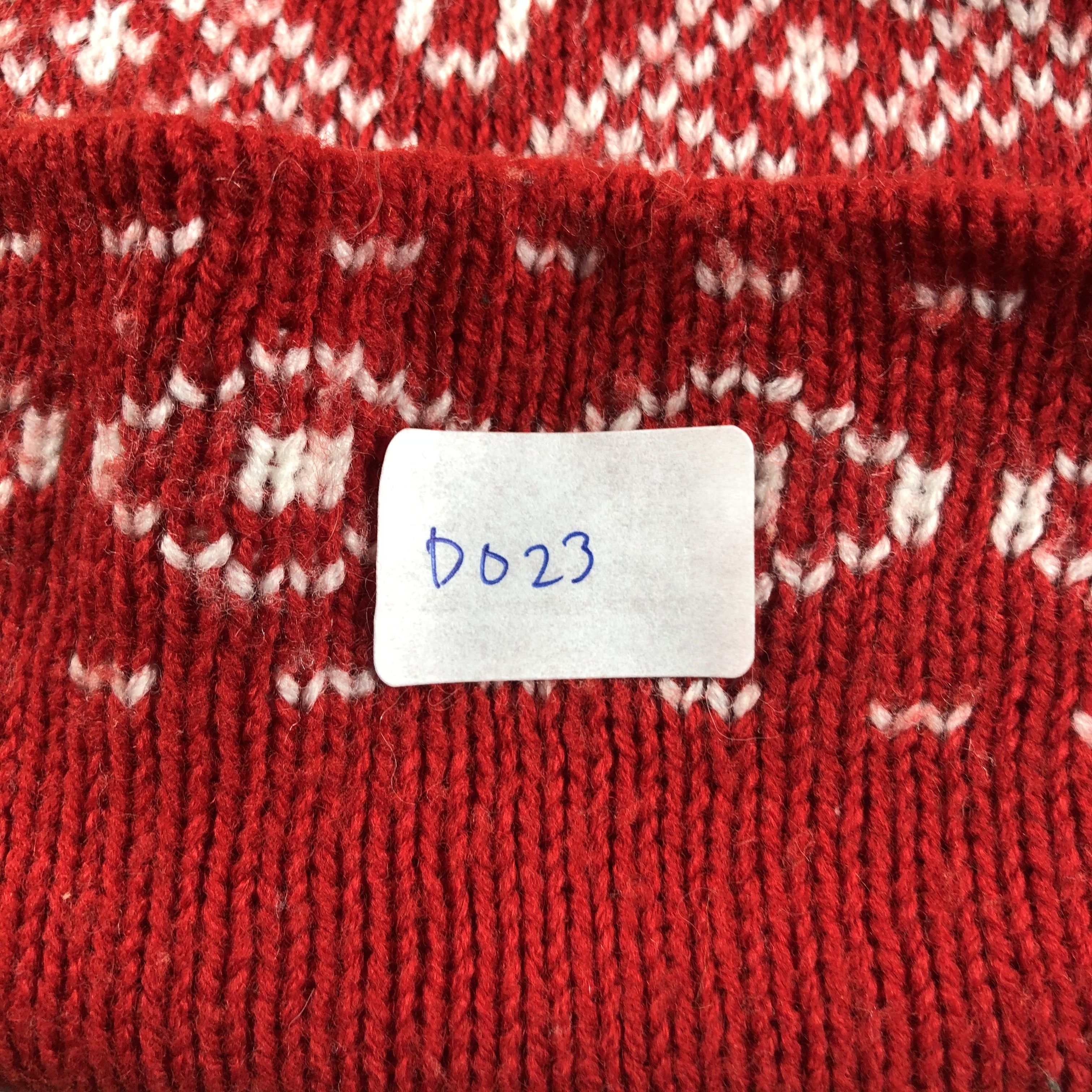 Japanese Brand × Vintage Unknown Fair Isle Beanie Snow Hat Snow Cap -D023 Size ONE SIZE - 7 Thumbnail