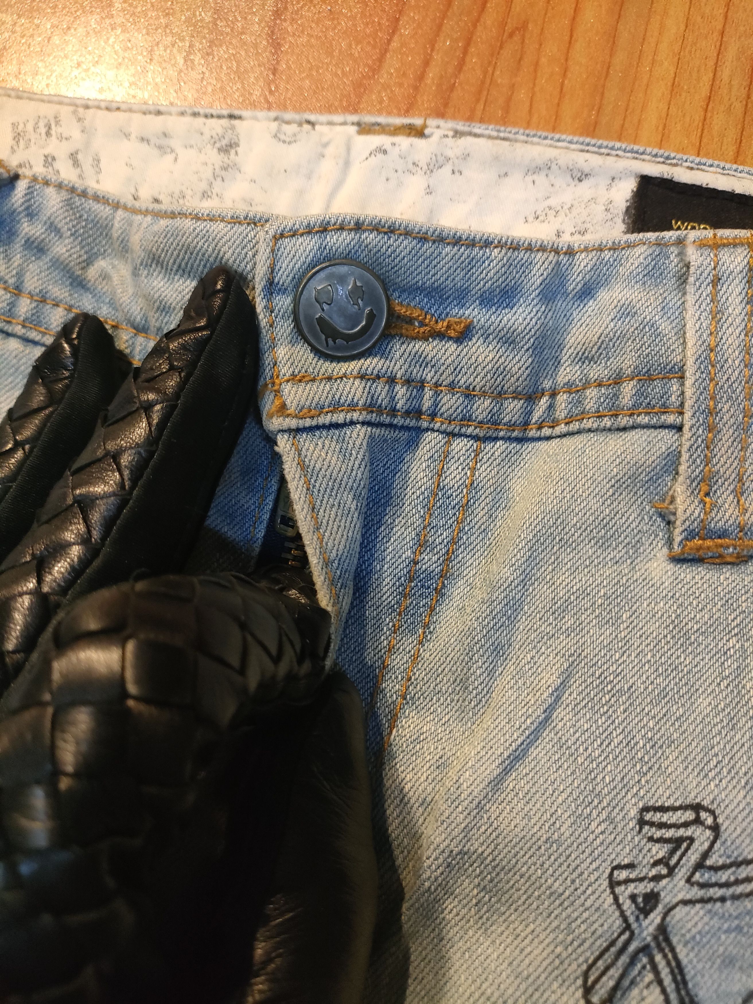 Worldwide Youth World Wide Love Art Jeans Size US 32 / EU 48 - 7 Thumbnail