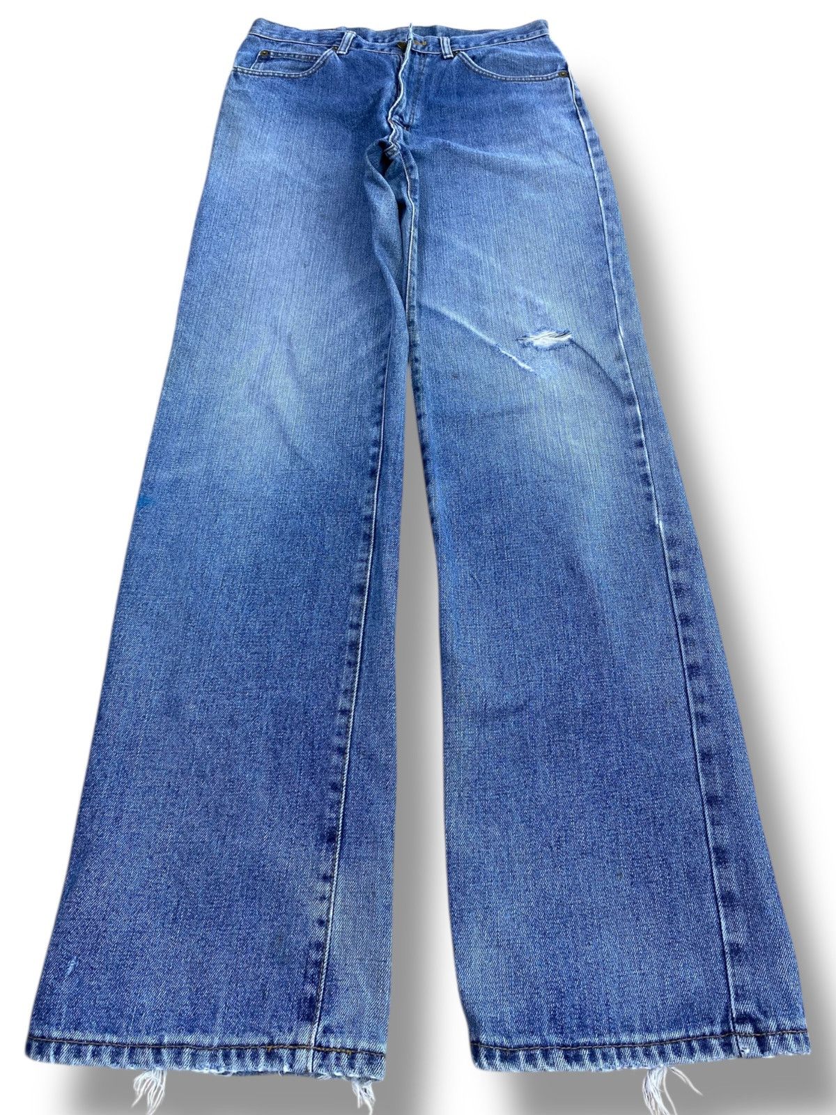 Wrangler Wrangler Light Acid Wash Style Loose Jeans Size US 31 - 1 Thumbnail
