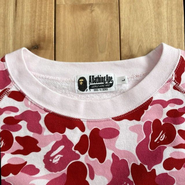 Bape ABC CAMO PINK BAPE LOGO CRYSTAL STONE Sweat shirt APE Size US L / EU 52-54 / 3 - 6 Thumbnail