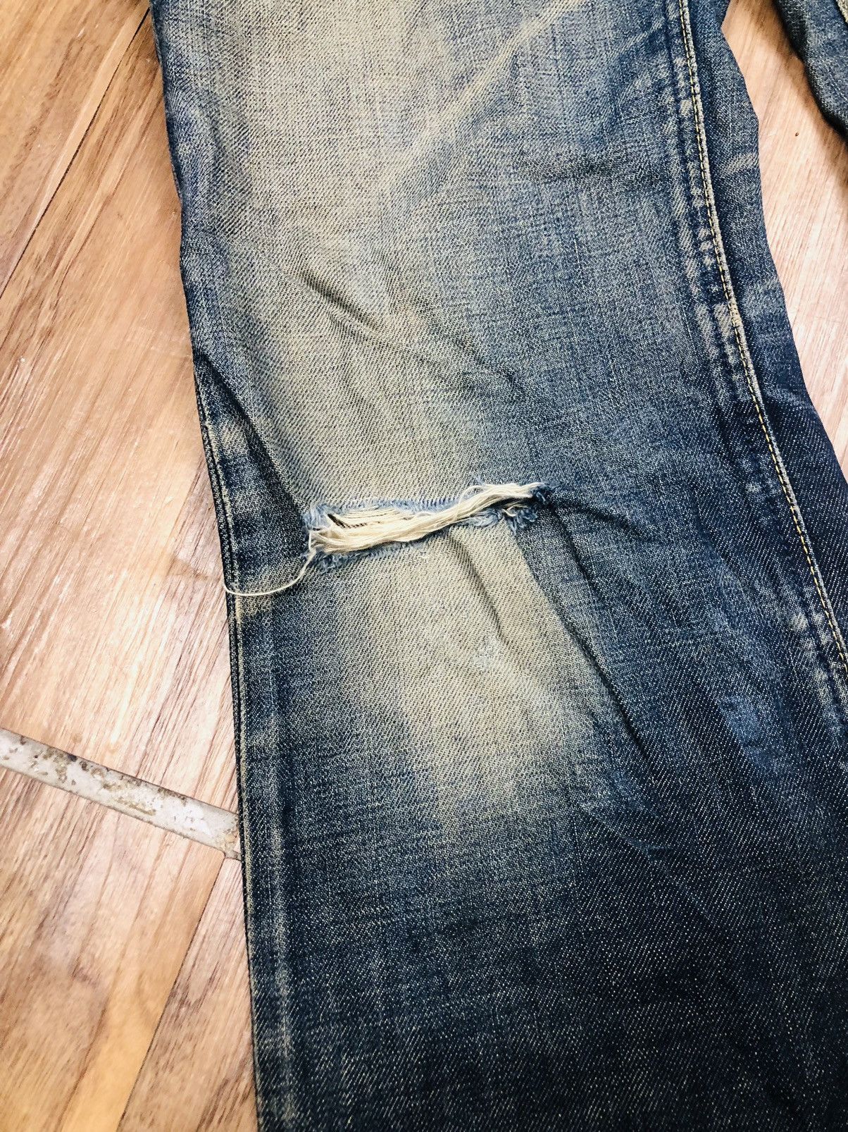 Lee Lee Vintage Flare Jeans High Waist Distressed (37) Size US 30 / EU 46 - 5 Thumbnail