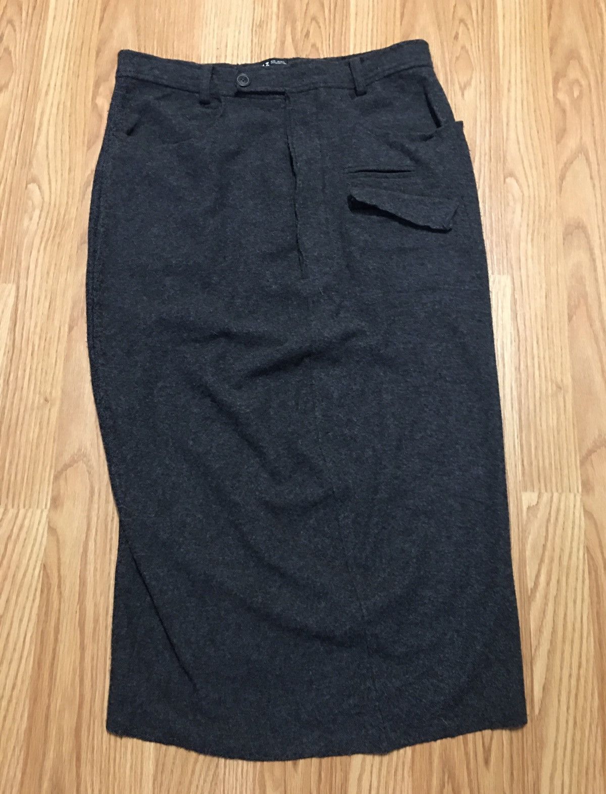 Rundholz RUNDHOLZ Black Label Grey Wool Designer Skirt S Size 26" / US 2 / IT 38 - 8 Thumbnail