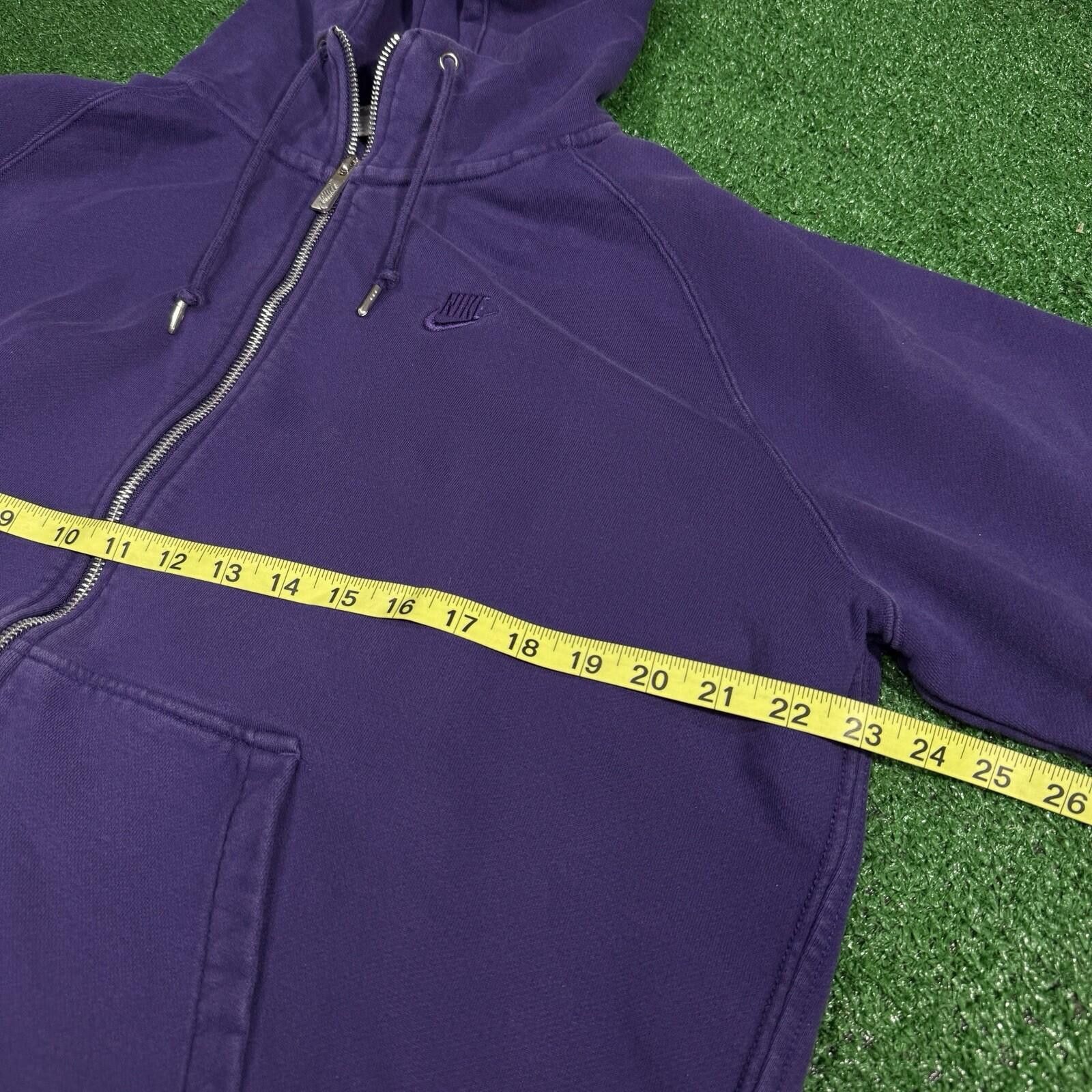 Nike Vintage Y2K Nike swoosh Essential Purple XL Full Zip Hoodie Size US XL / EU 56 / 4 - 8 Thumbnail