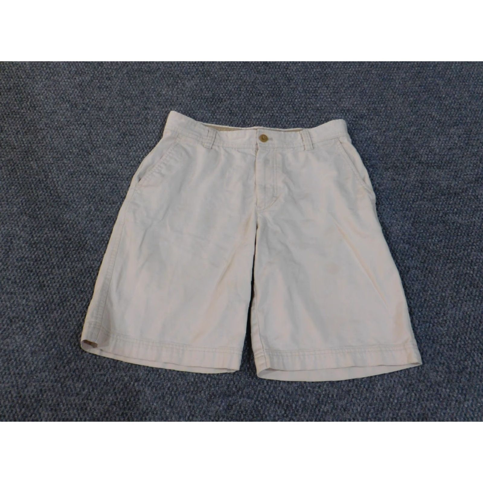 Izod IZOD Short(s) Chino 32 Beige Mens Retro Casual Golf Knit Breathable Logo Front Flat Front Size US 32 / EU 48 - 2 Thumbnail